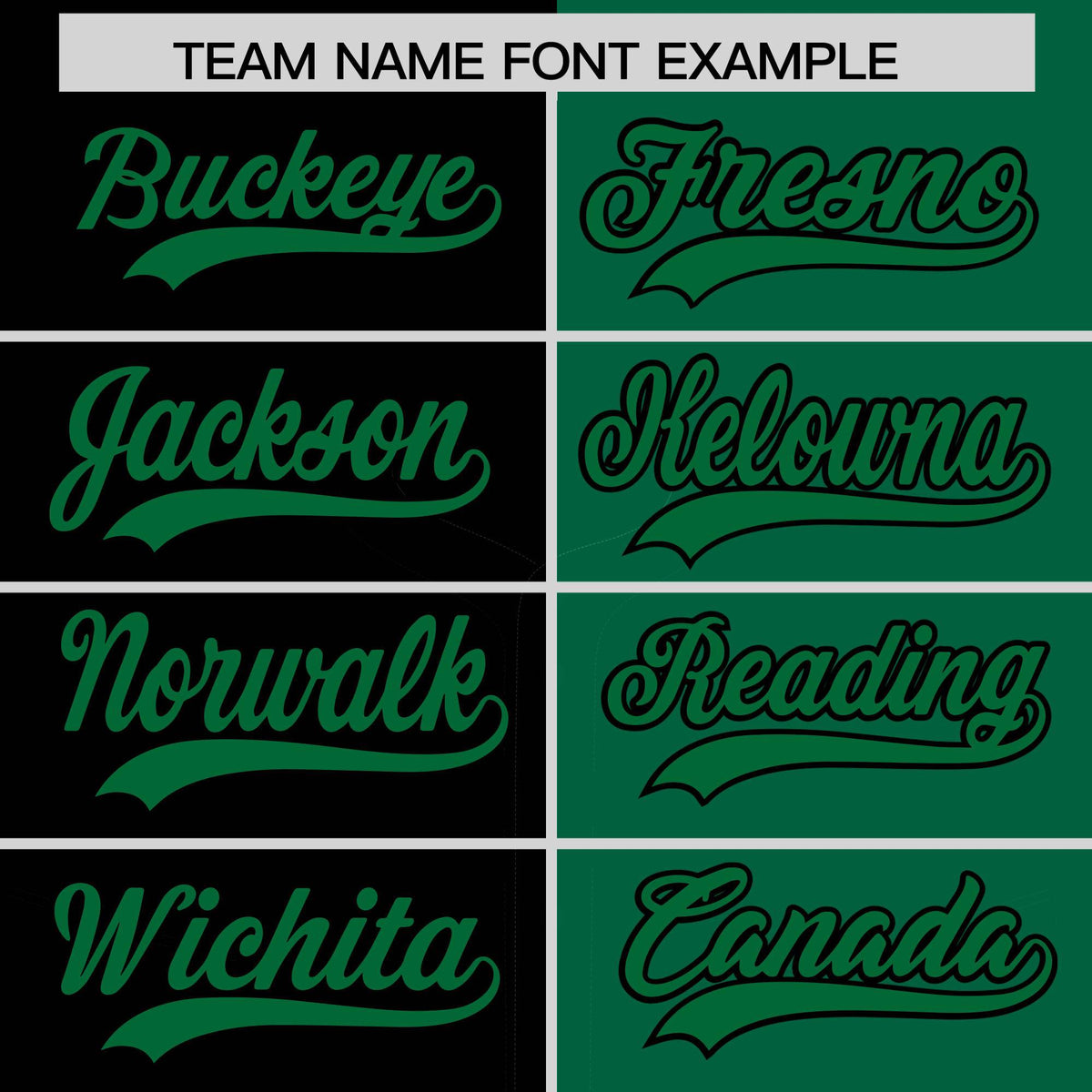 Custom Black Kelly Green Split Fashion Coconut Tree Design Authentic Baseball Jersey