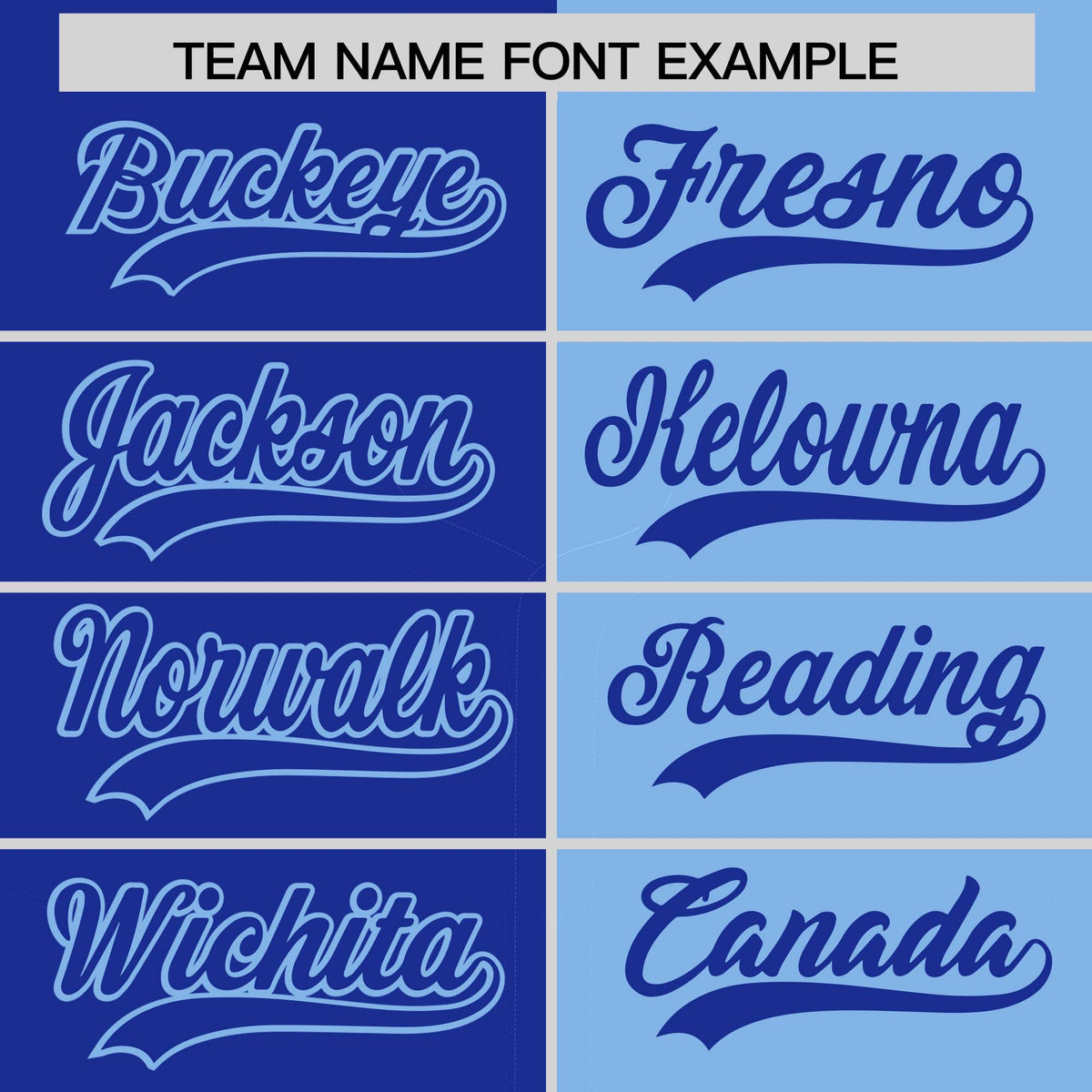 Custom Royal Powder Blue Split Fashion Coconut Tree Design Authentic Baseball Jersey