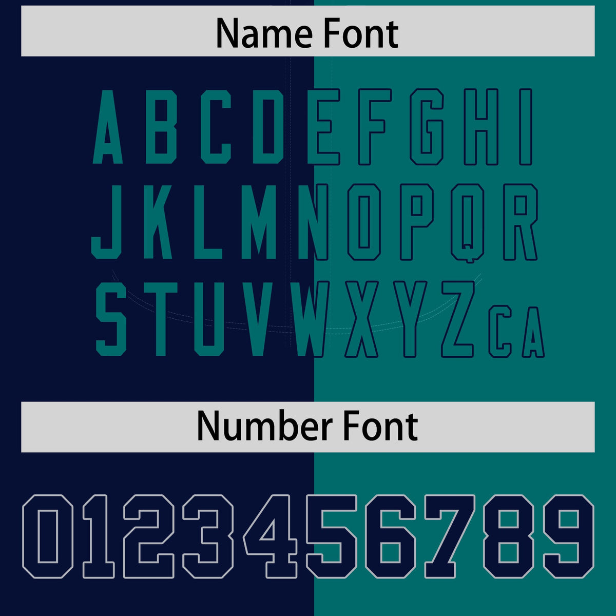 Custom Navy Aqua Split Fashion Coconut Tree Design Authentic Baseball Jersey