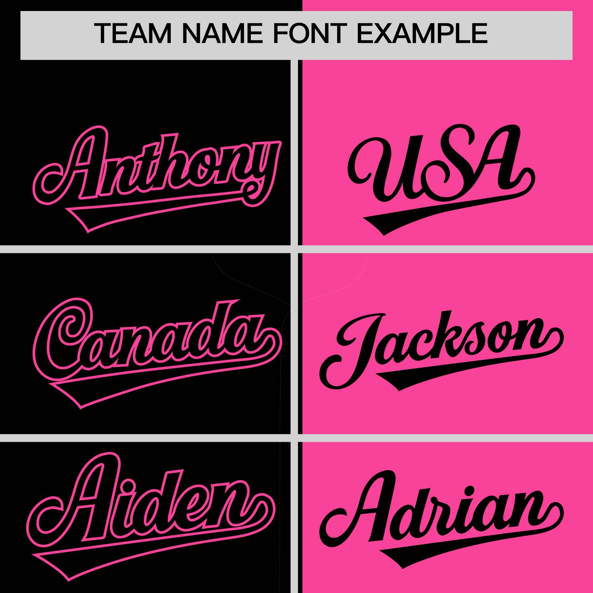 Custom Black Pink Split Fashion Coconut Tree Design Authentic Baseball Jersey