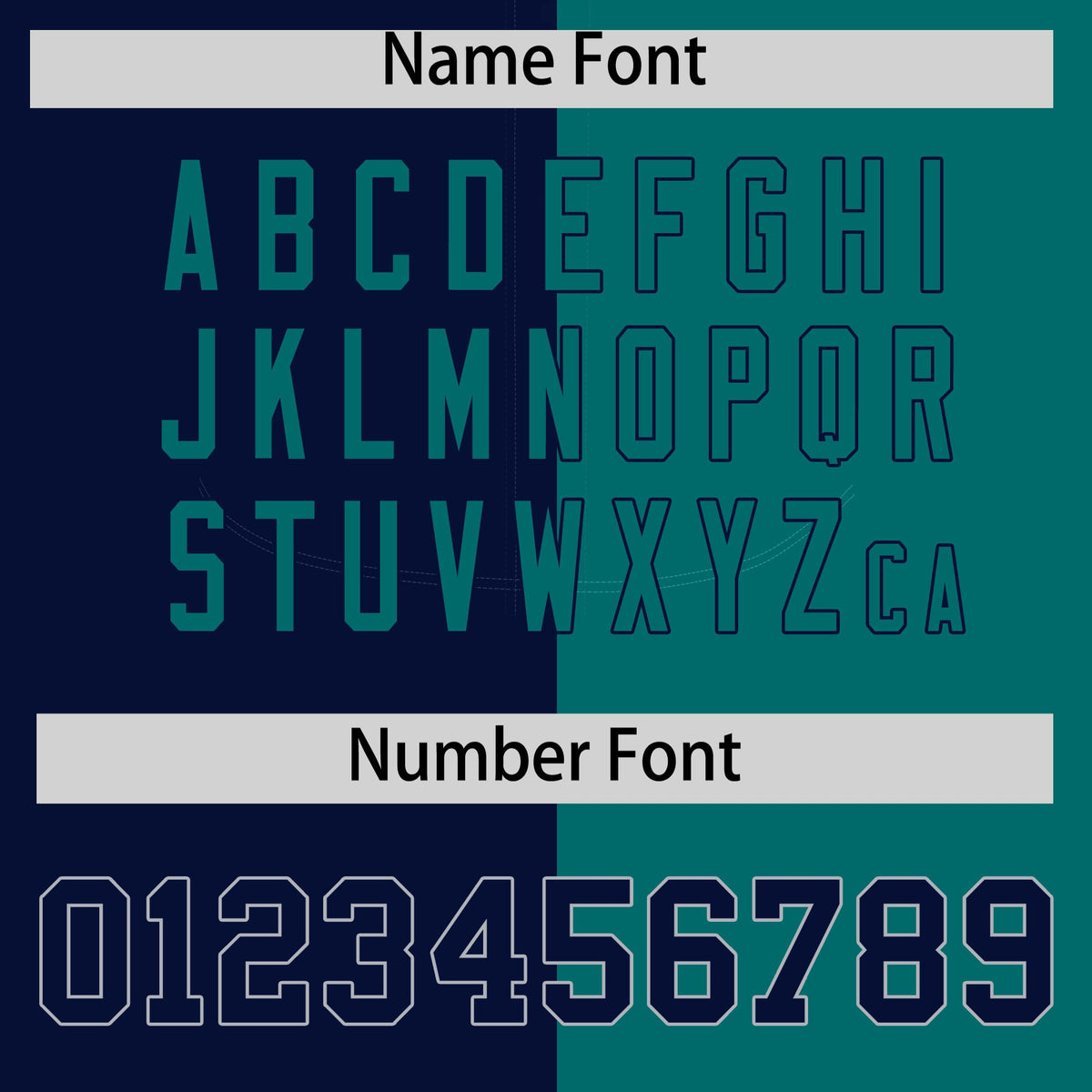 Custom Navy Aqua Split Fashion Coconut Tree Design Authentic Baseball Jersey