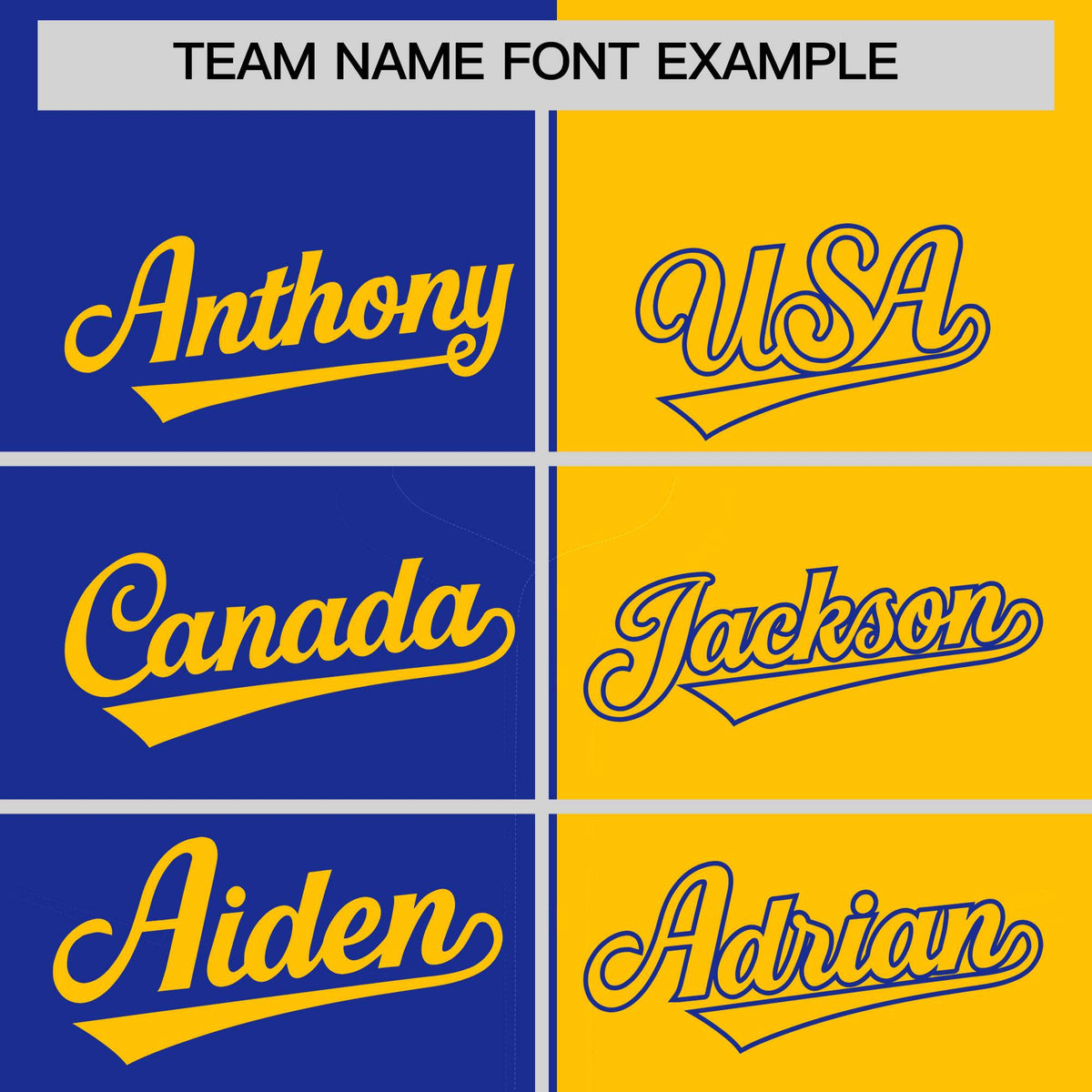 Custom Royal Yellow Split Fashion Coconut Tree Design Authentic Baseball Jersey