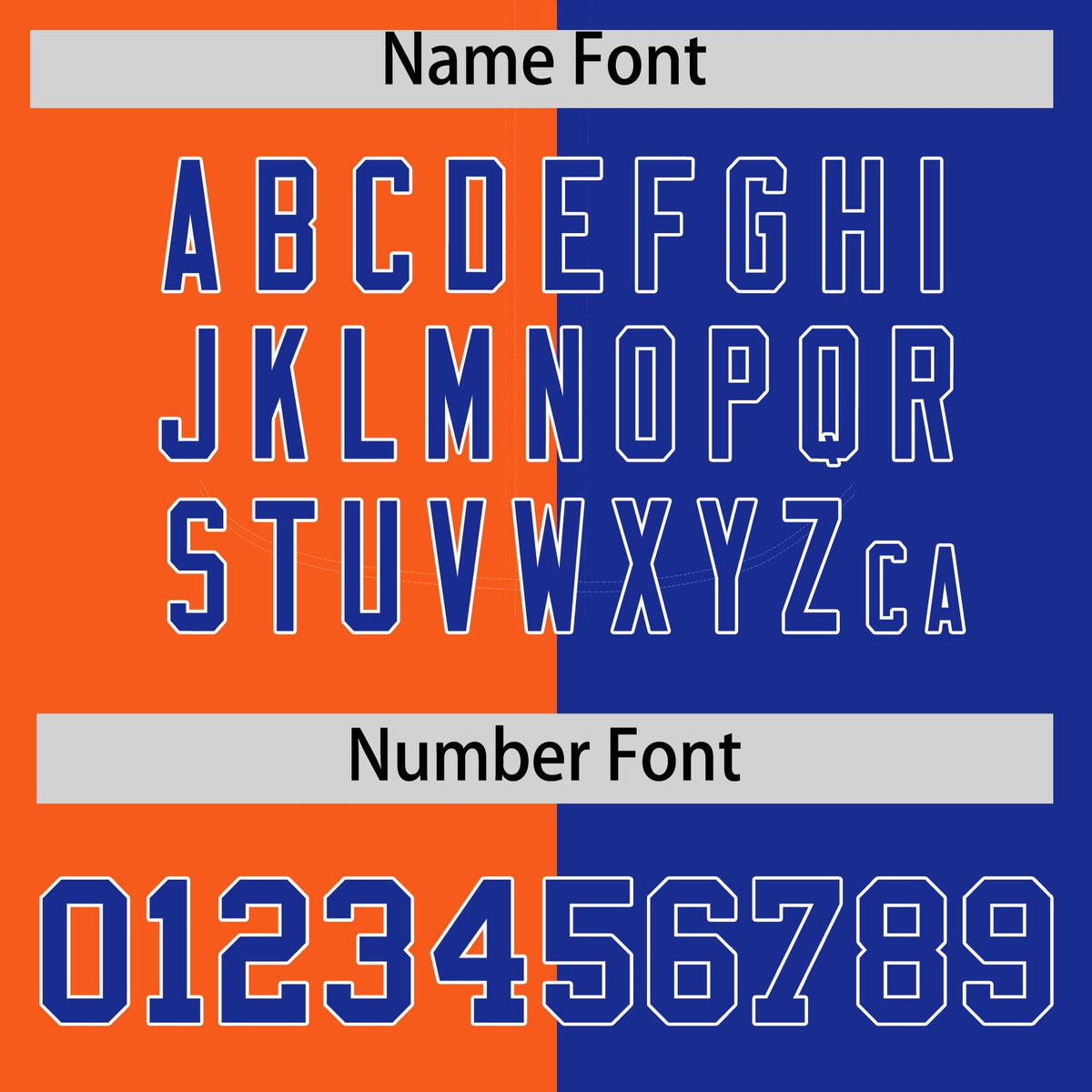 Custom Orange Royal Split Fashion Coconut Tree Design Authentic Baseball Jersey