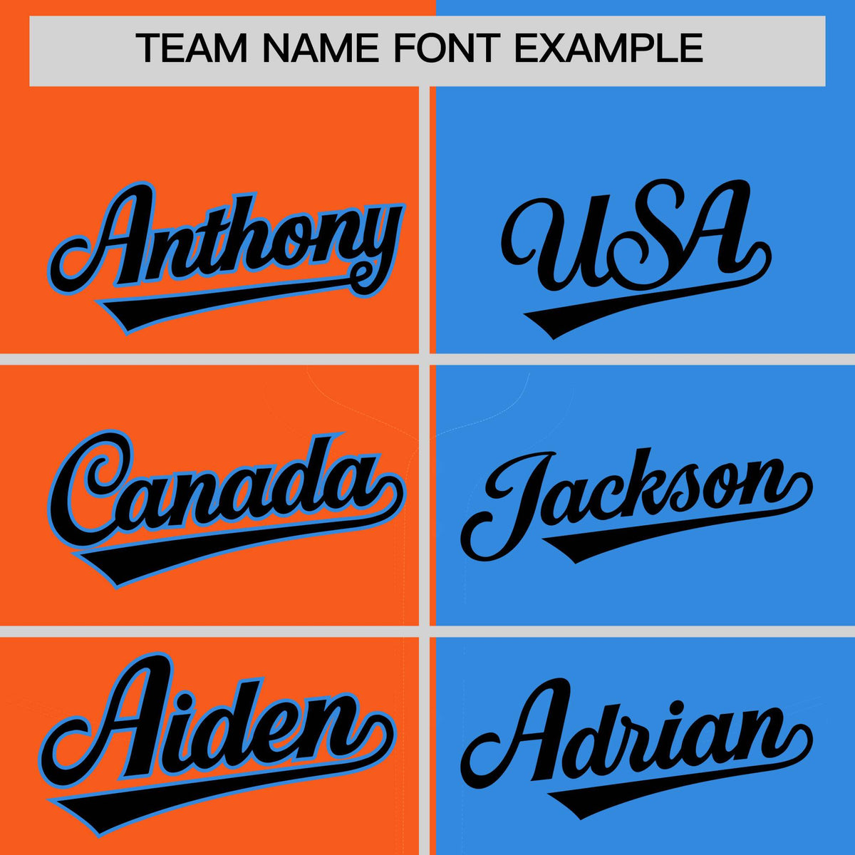 Custom Orange Powder Blue Split Fashion Coconut Tree Design Authentic Baseball Jersey