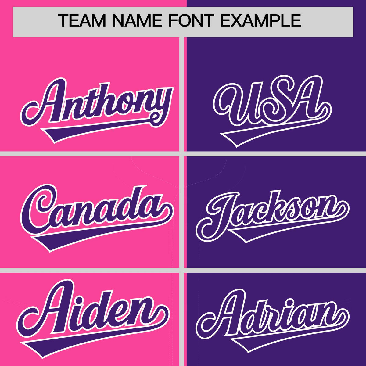 Custom Pink Purple Split Fashion Coconut Tree Design Authentic Baseball Jersey