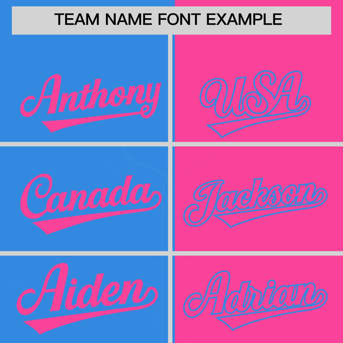 Custom Powder Blue Pink Split Fashion Coconut Tree Design Authentic Baseball Jersey