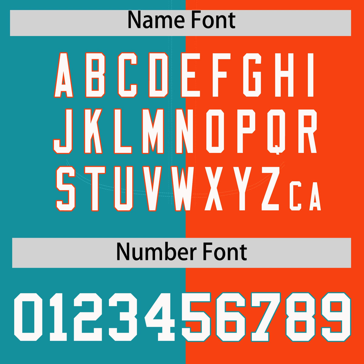 Custom Aqua Orange Split Fashion Coconut Tree Design Authentic Baseball Jersey