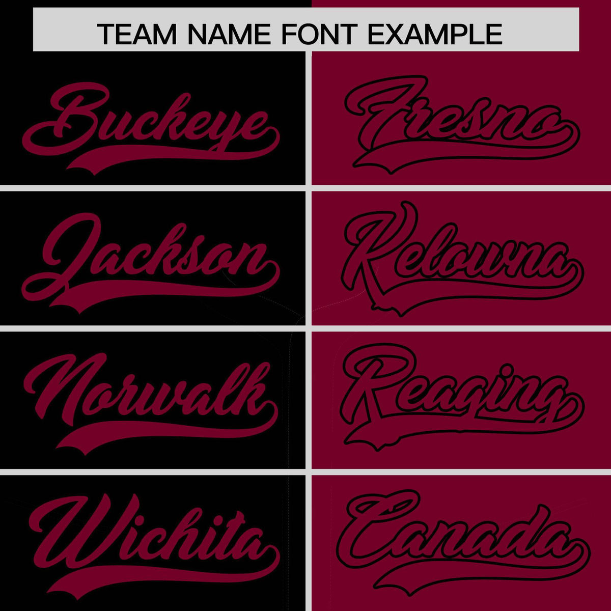 Custom Black Crimson Split Fashion Coconut Tree Design Authentic Baseball Jersey