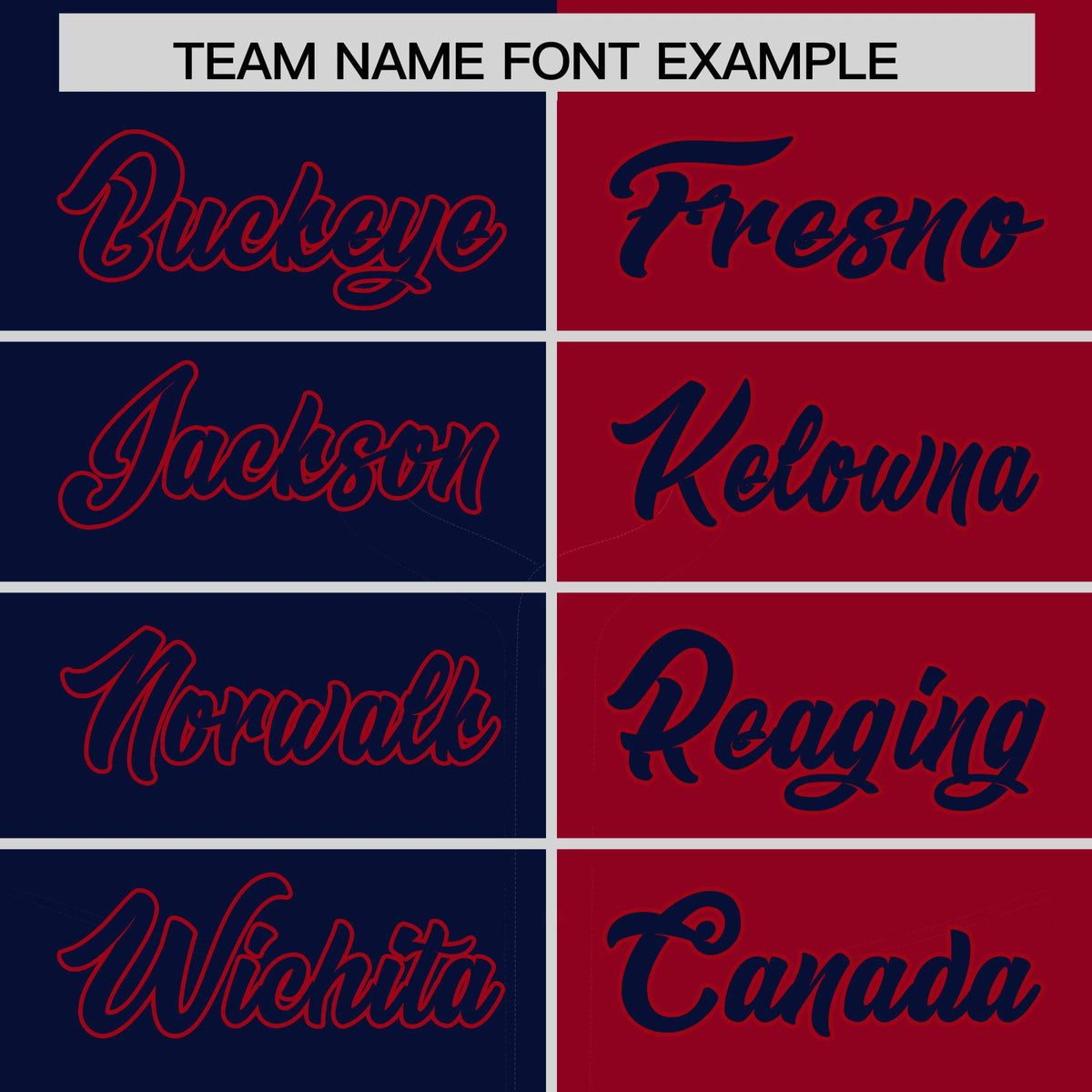 Custom Navy Red Split Fashion Coconut Tree Design Authentic Baseball Jersey