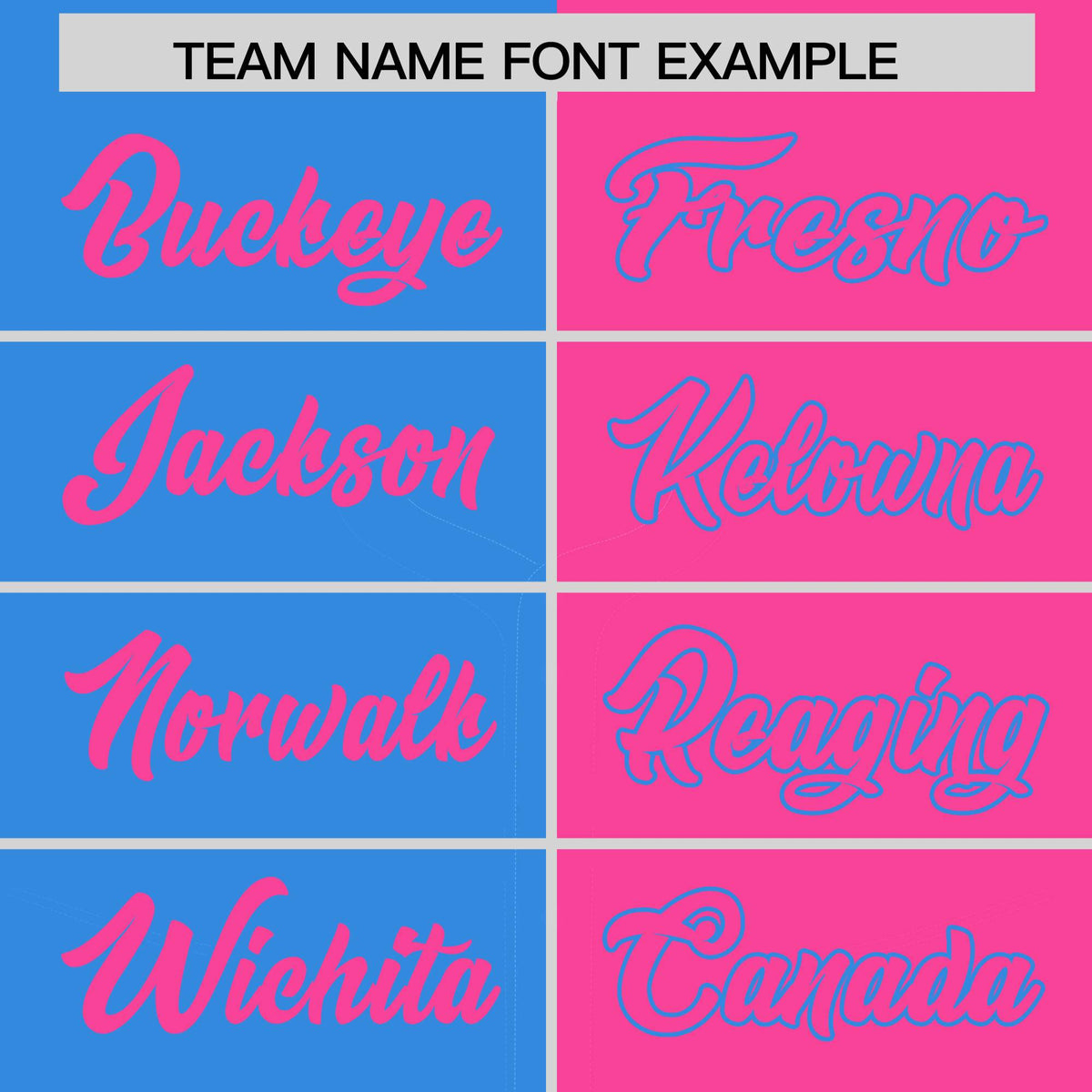 Custom Powder Blue Pink Split Fashion Coconut Tree Design Authentic Baseball Jersey