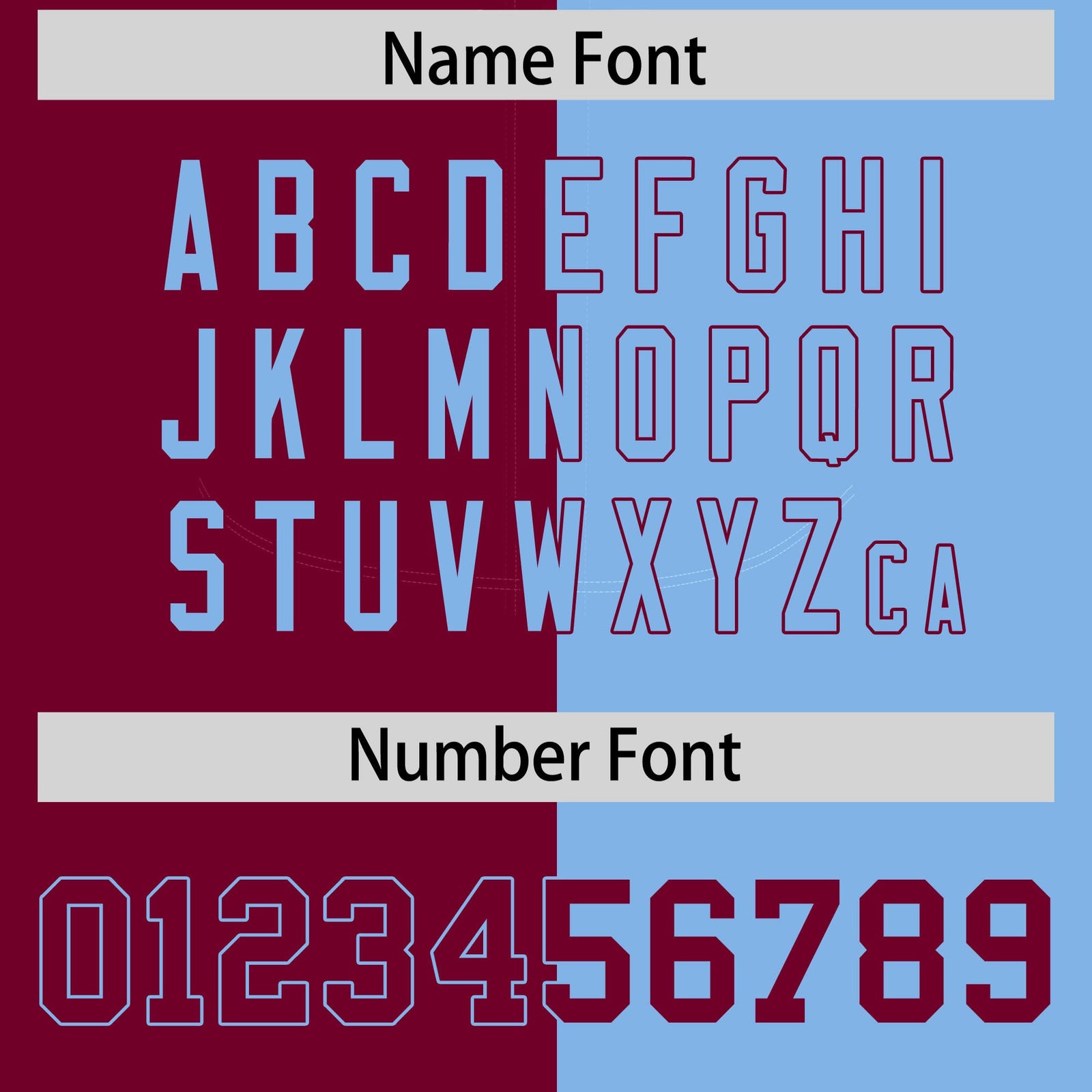 Custom Crimson Powder Blue Split Fashion Coconut Tree Design Authentic Baseball Jersey