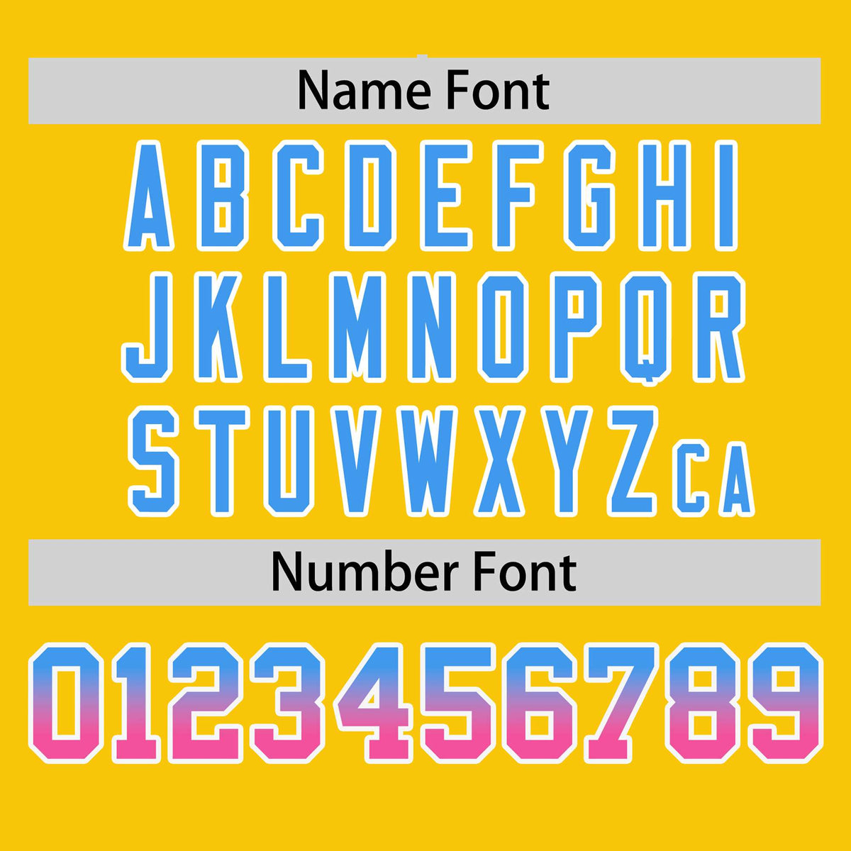 Custom Gold Powder Blue-Pink Personalized Gradient Font And Side Design Authentic Baseball Jersey