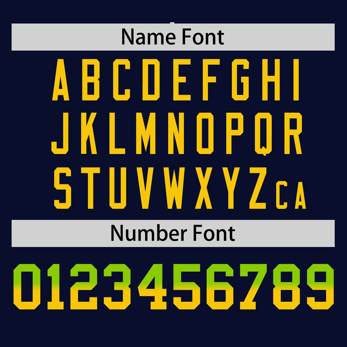 Custom Navy Neon Green-Gold Personalized Gradient Font And Side Design Authentic Baseball Jersey