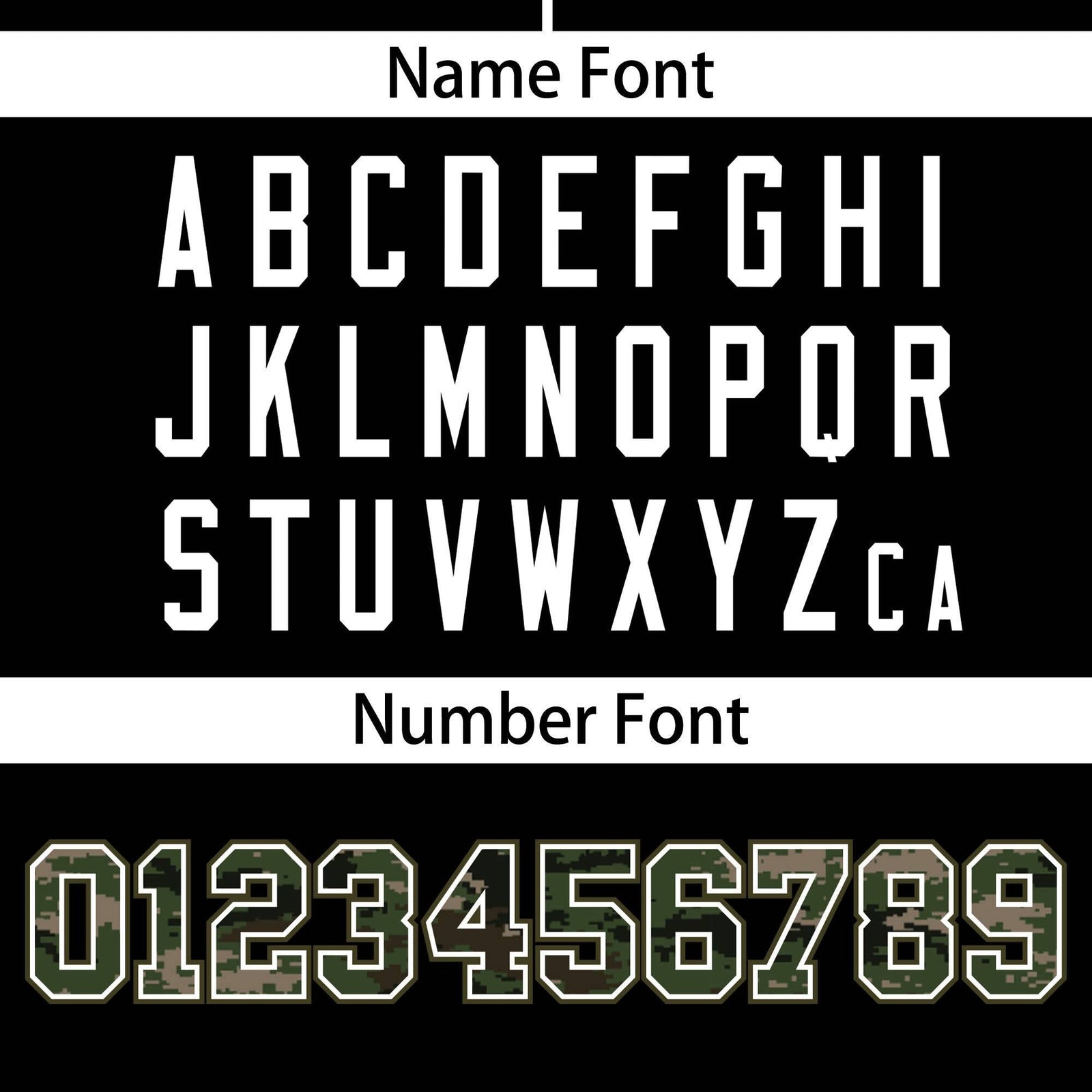 Custom Black Personalized Camo Font Authentic Baseball Jersey