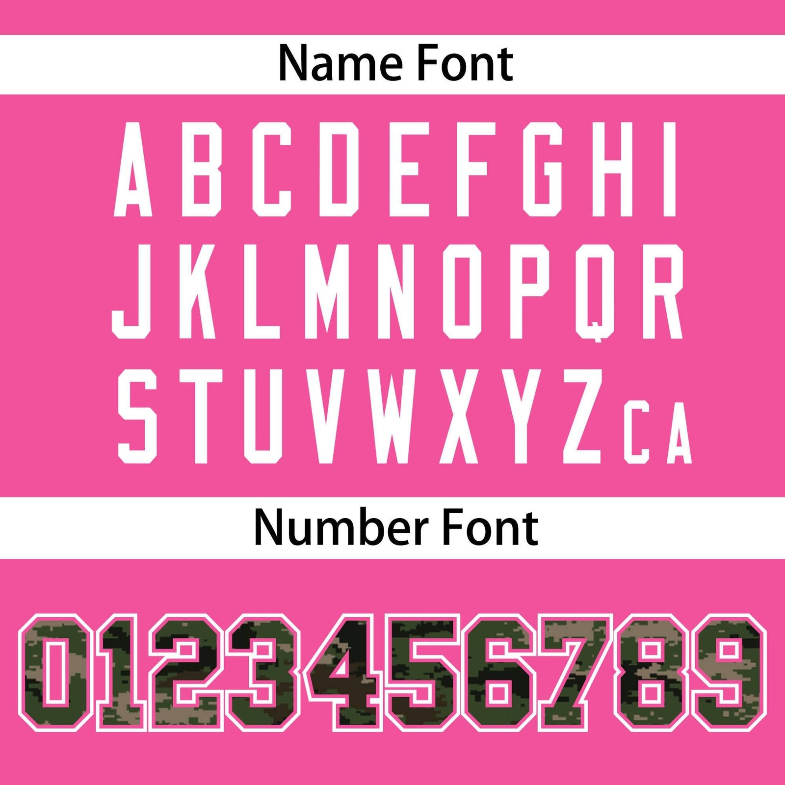 Custom Pink Personalized Camo Font Authentic Baseball Jersey