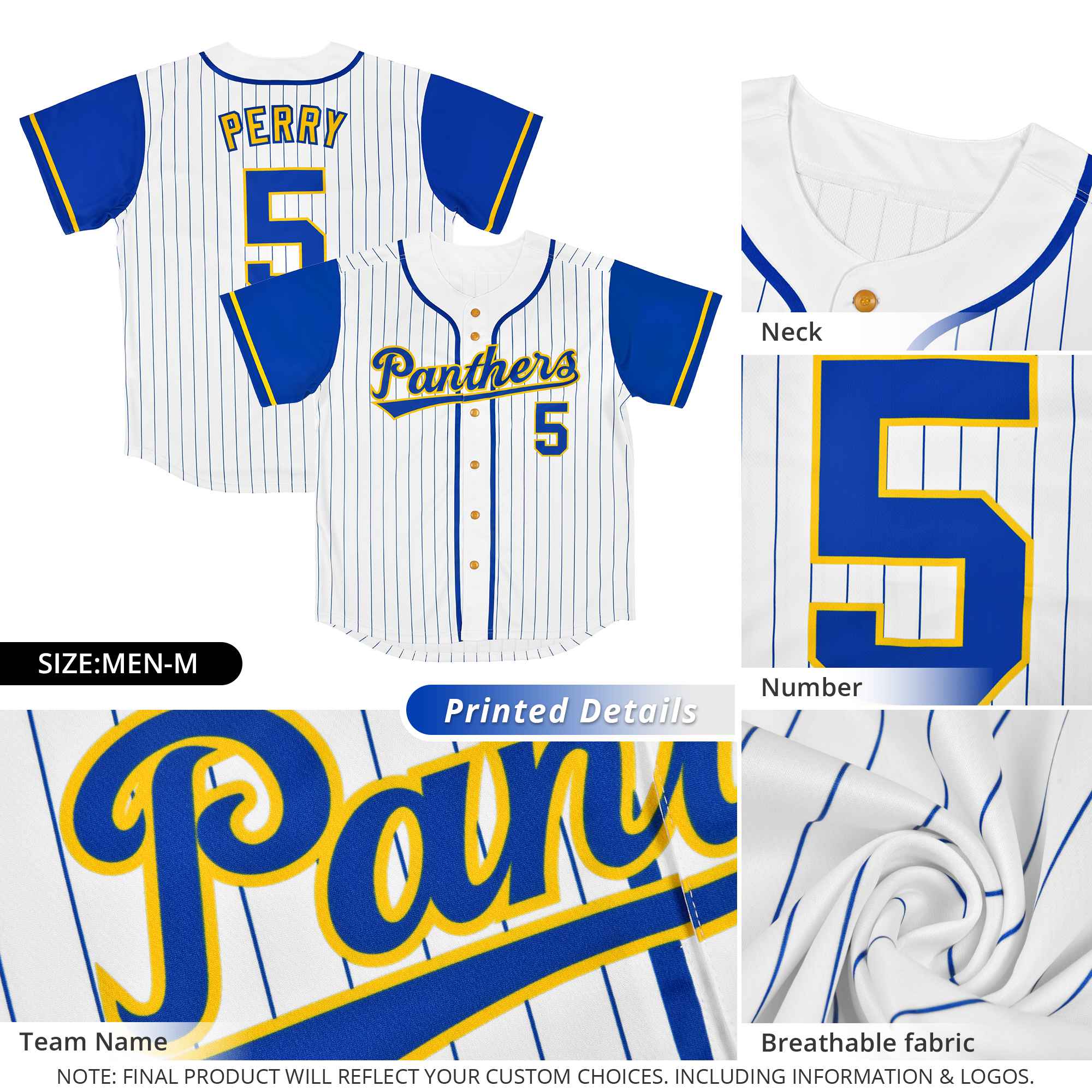 Custom Crimson Yellow Stripe Fashion Raglan Sleeves Authentic Baseball Jersey