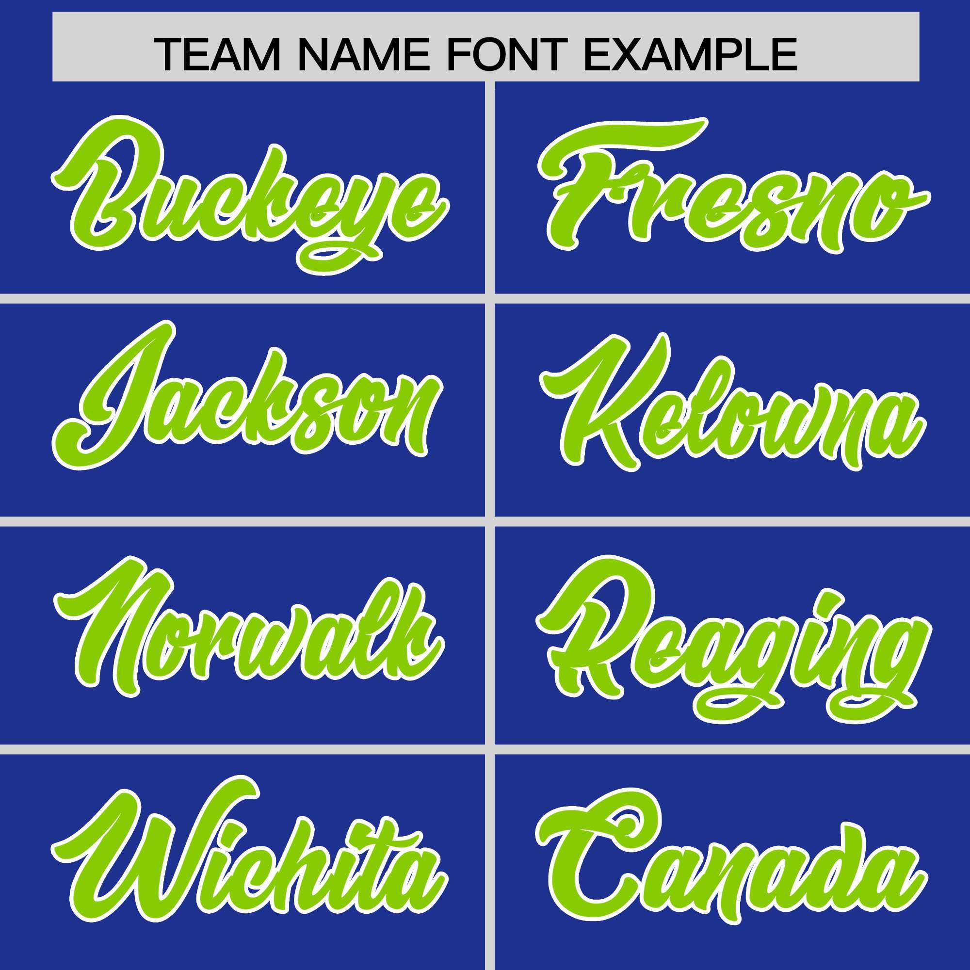 Custom Royal Neon Green Personalized Leopard Graffiti Pattern Side Design Authentic Baseball Jersey