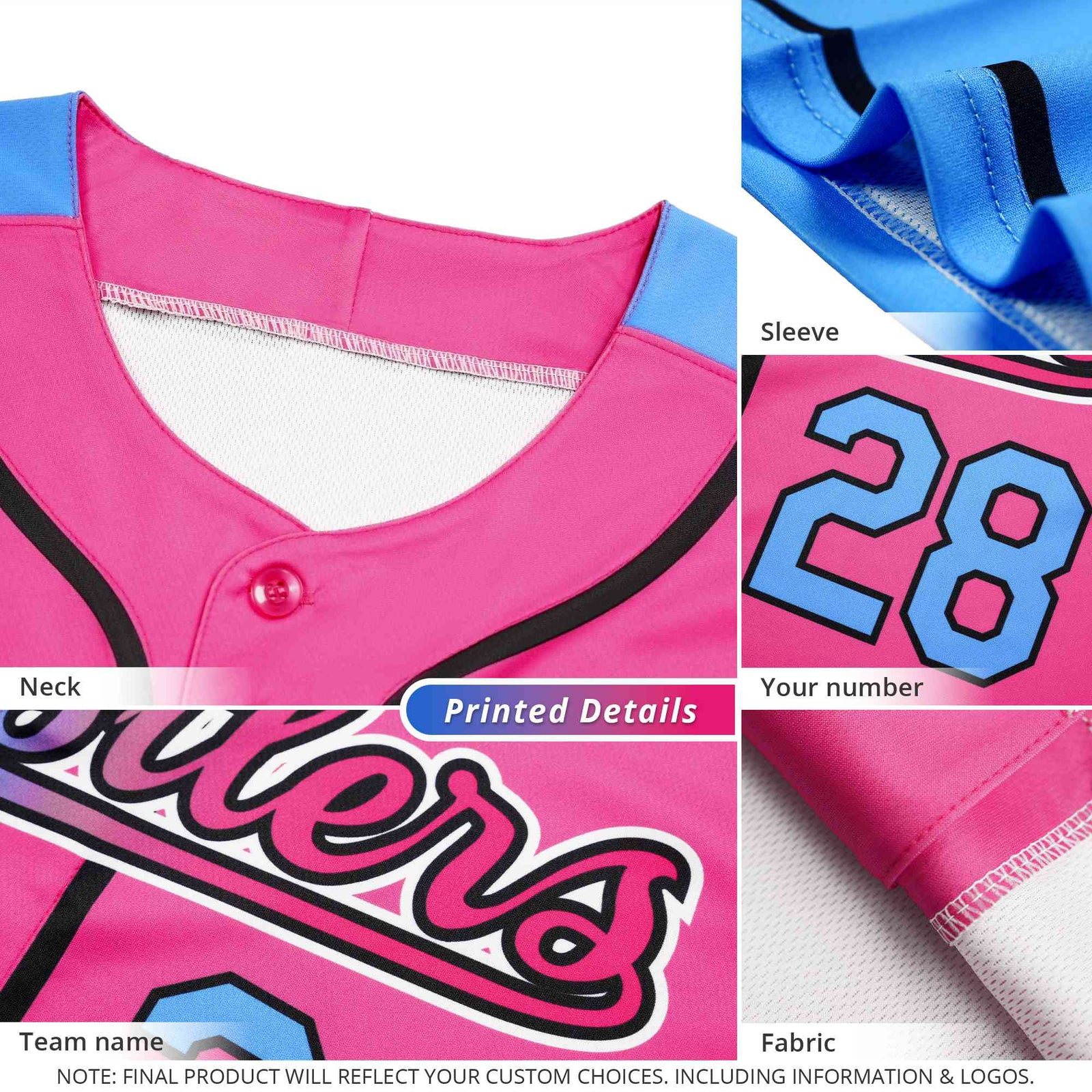 Custom Purple Pink Personalized Leopard Graffiti Pattern Side Design Authentic Baseball Jersey