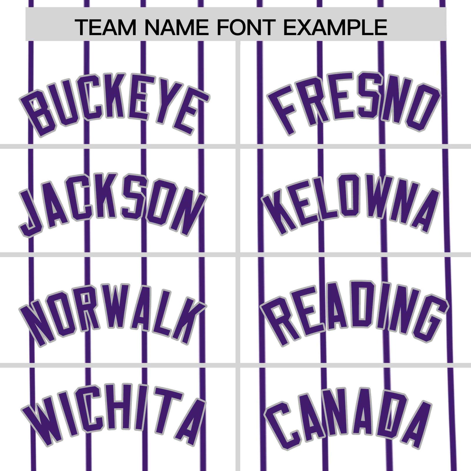 Custom White Purple Pinstripe Personalized Side Two-tone Authentic Baseball Jersey
