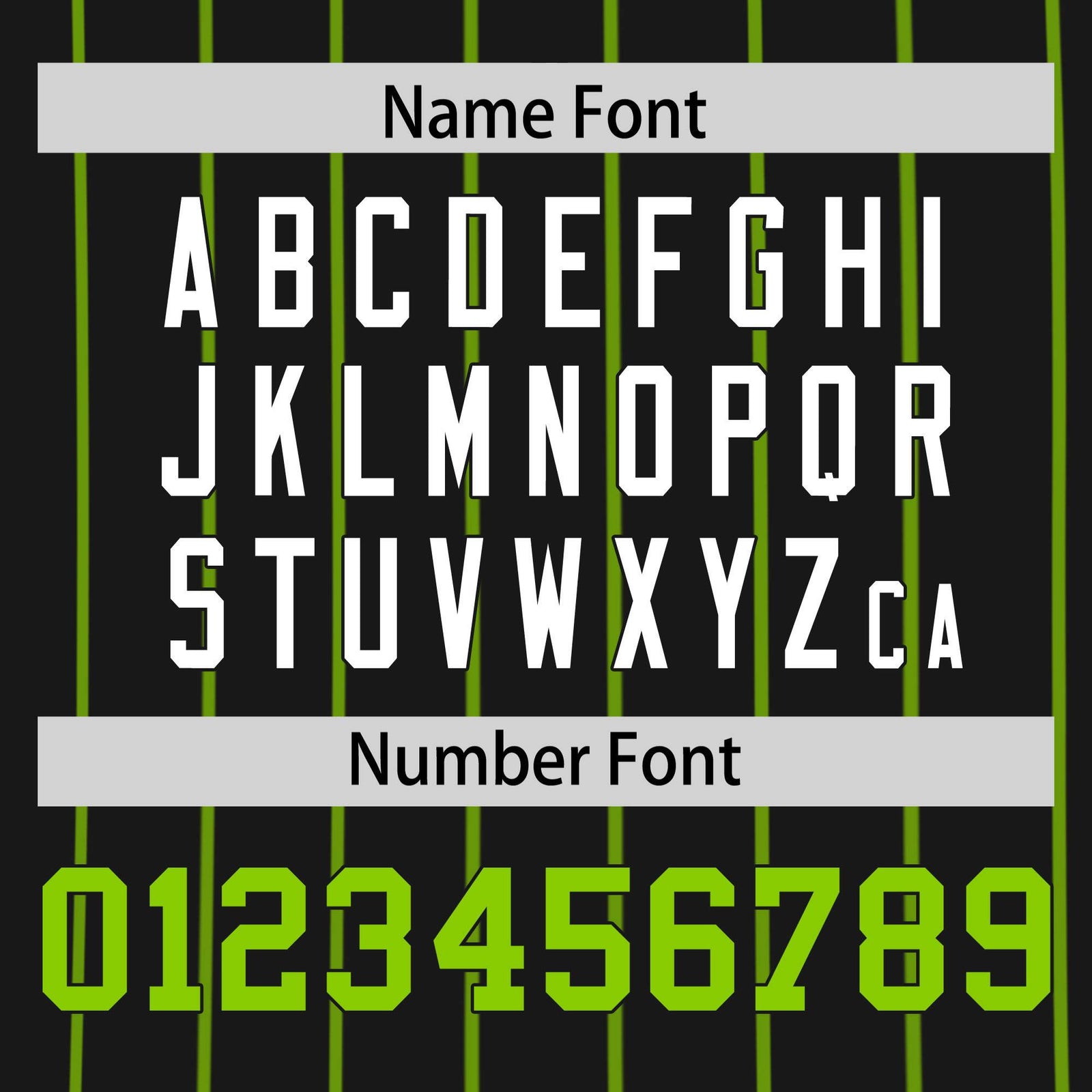 Custom Black Neon Green Pinstripe Personalized Side Two-tone Authentic Baseball Jersey