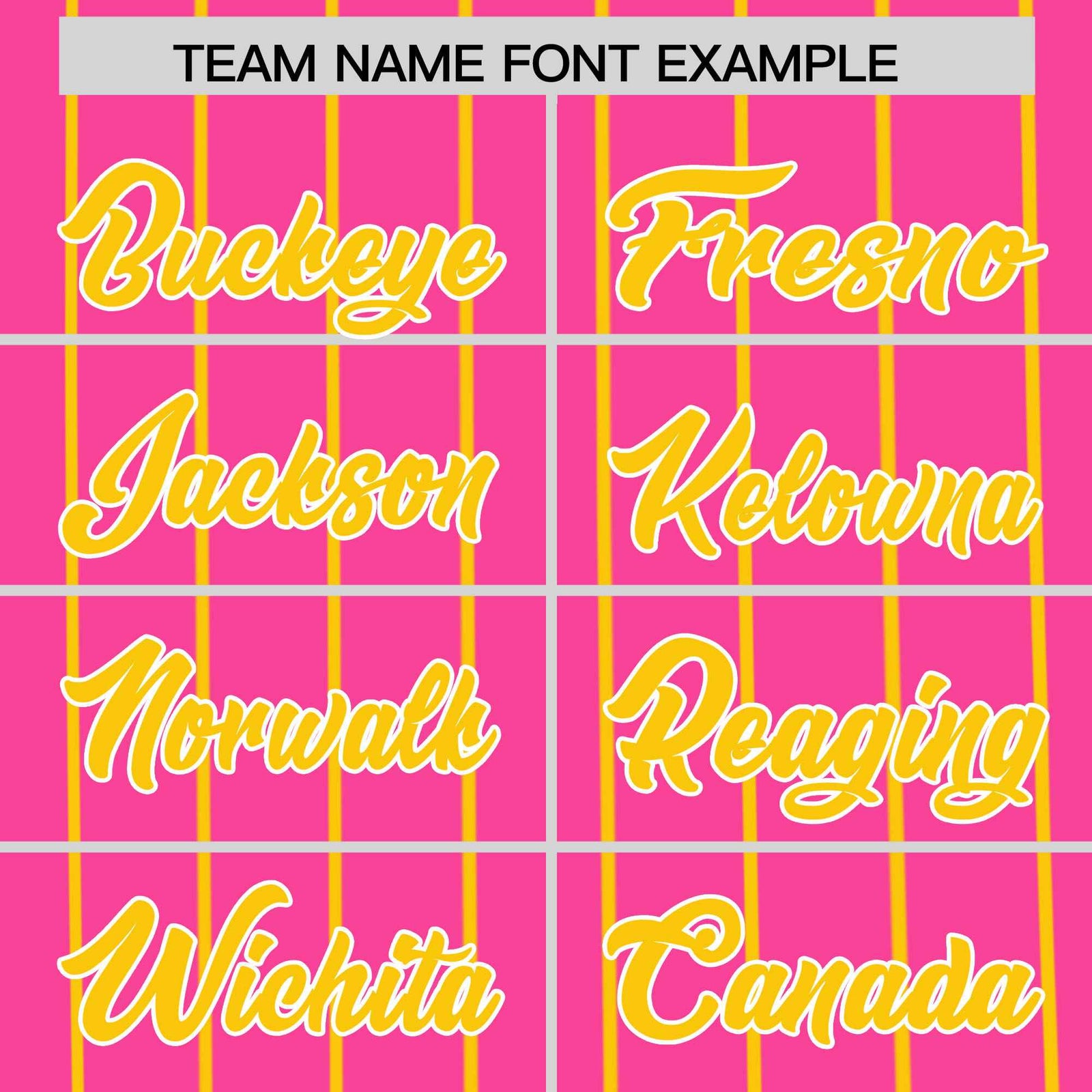 Custom Pink Gold Pinstripe Personalized Side Two-tone Authentic Baseball Jersey