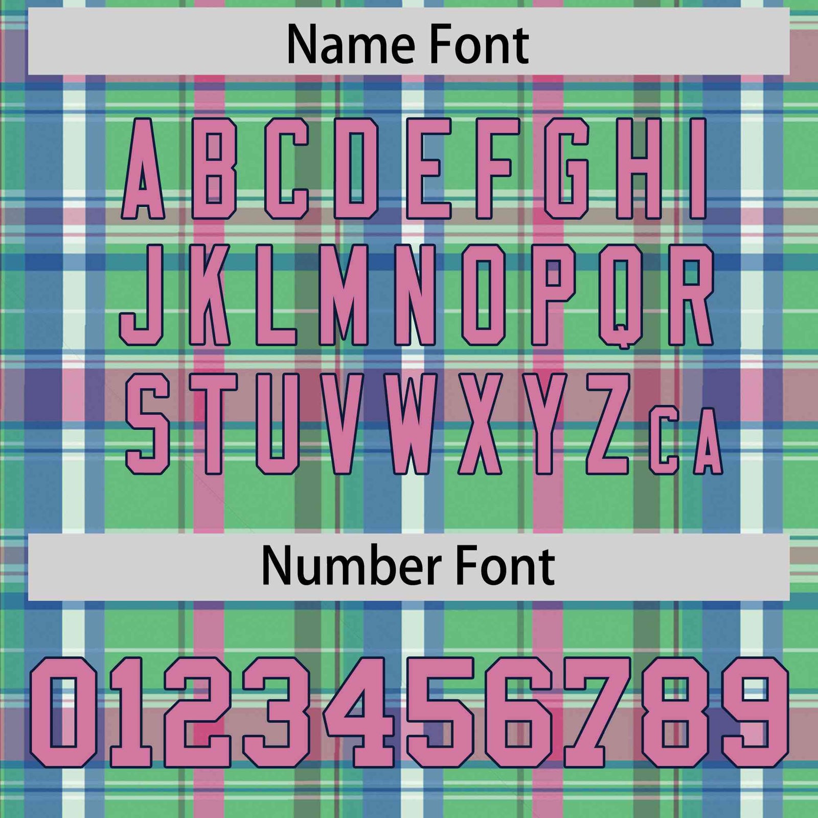 Custom Multi Color Personalized Plaid Design Authentic Baseball Jersey