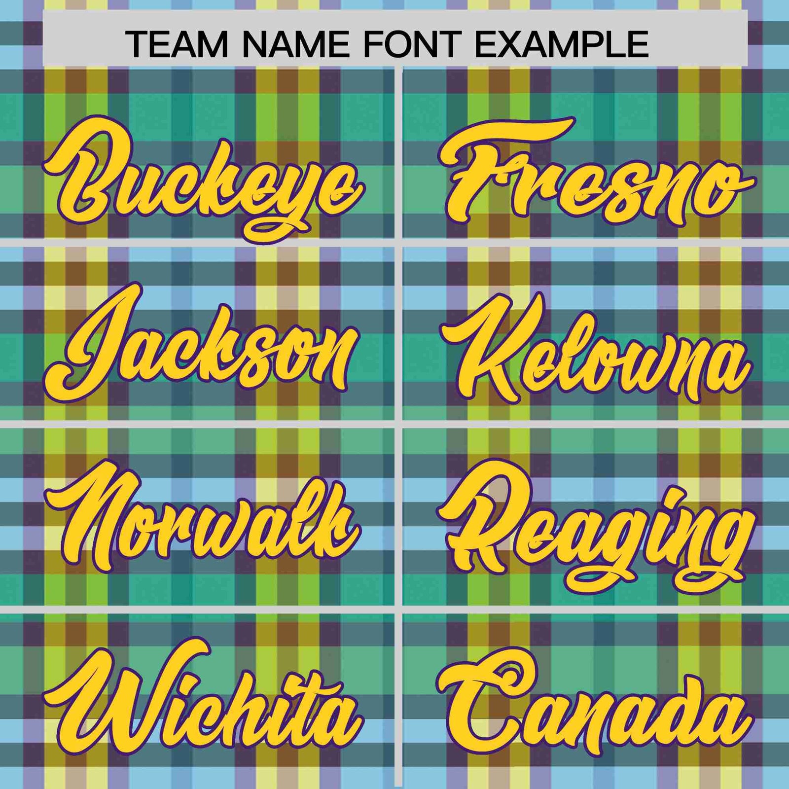 Custom Multi Color Personalized Plaid Design Authentic Baseball Jersey