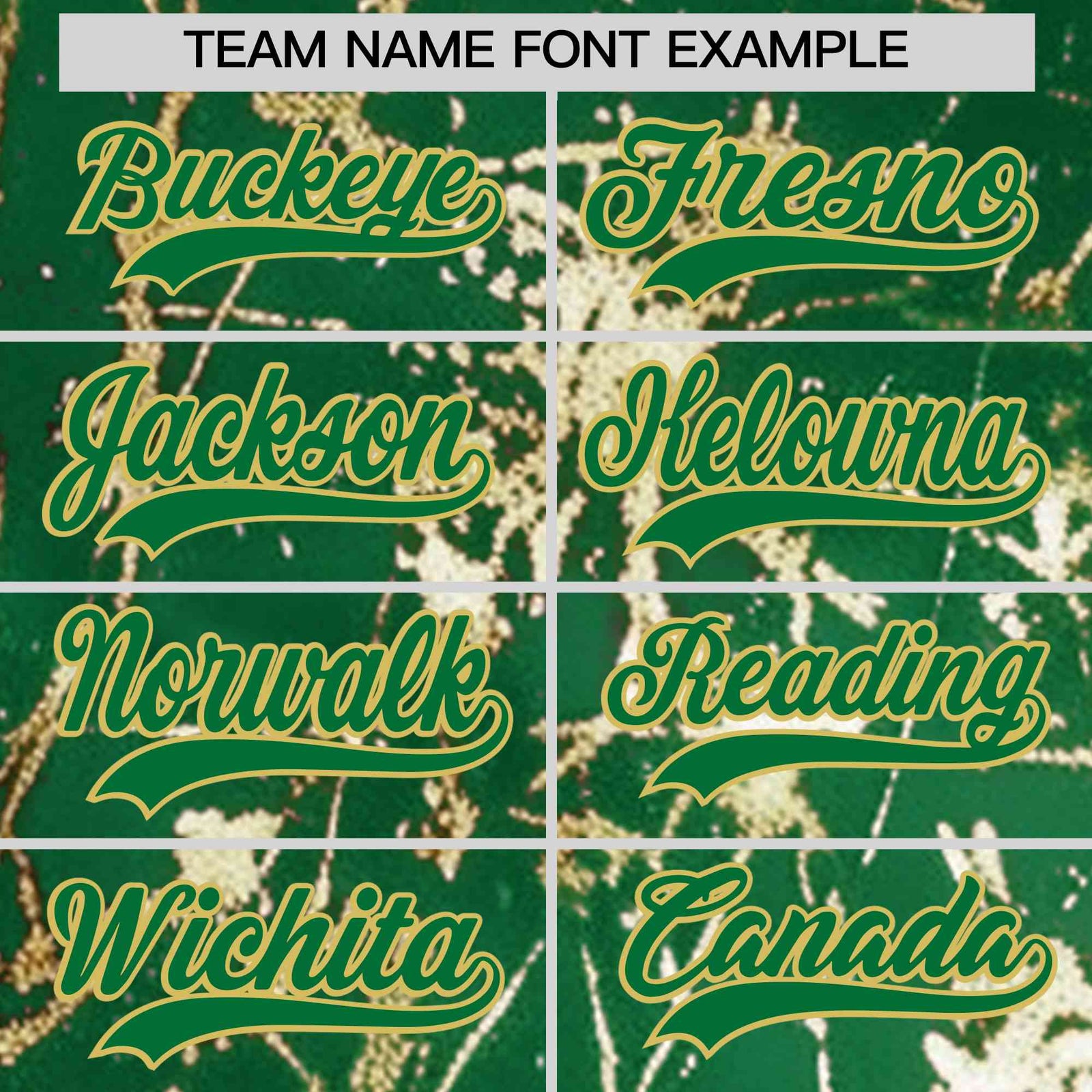 Custom Kelly Green Old Gold Shiny Gold Cracked Texture Baseball Jersey