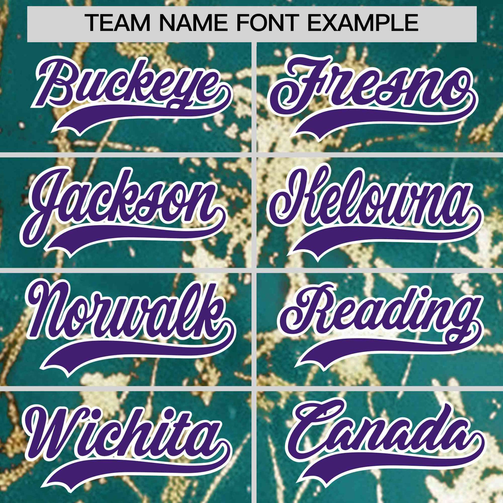 Custom Teal Purple Metallic Gold Splatter Urban Streetwear Baseball Jersey