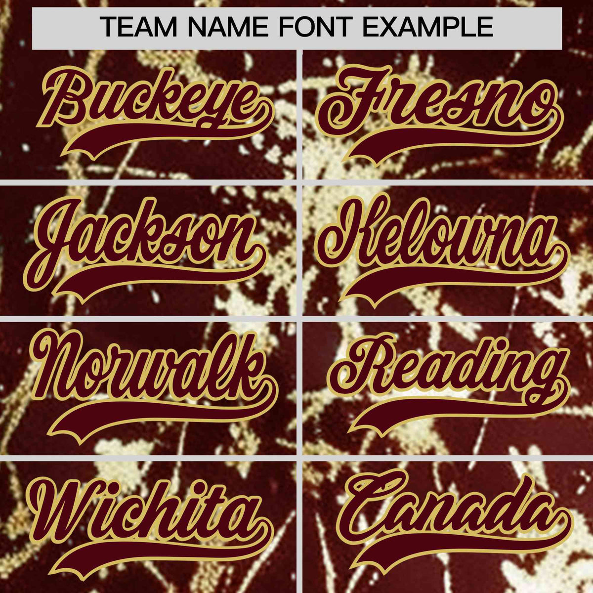 Custom Crimson Burgundy Shiny Gold Cracked Texture Baseball Jersey