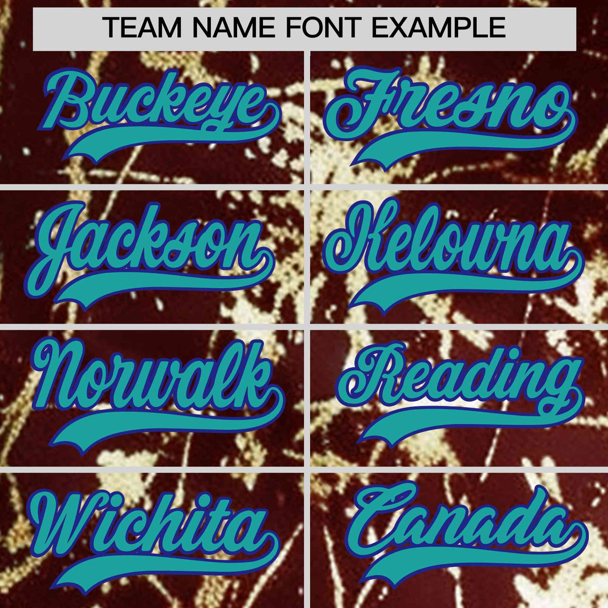 Custom Crimson Aqua Black&Gold Marble Print Clubwear Party Streetwear Baseball Jersey