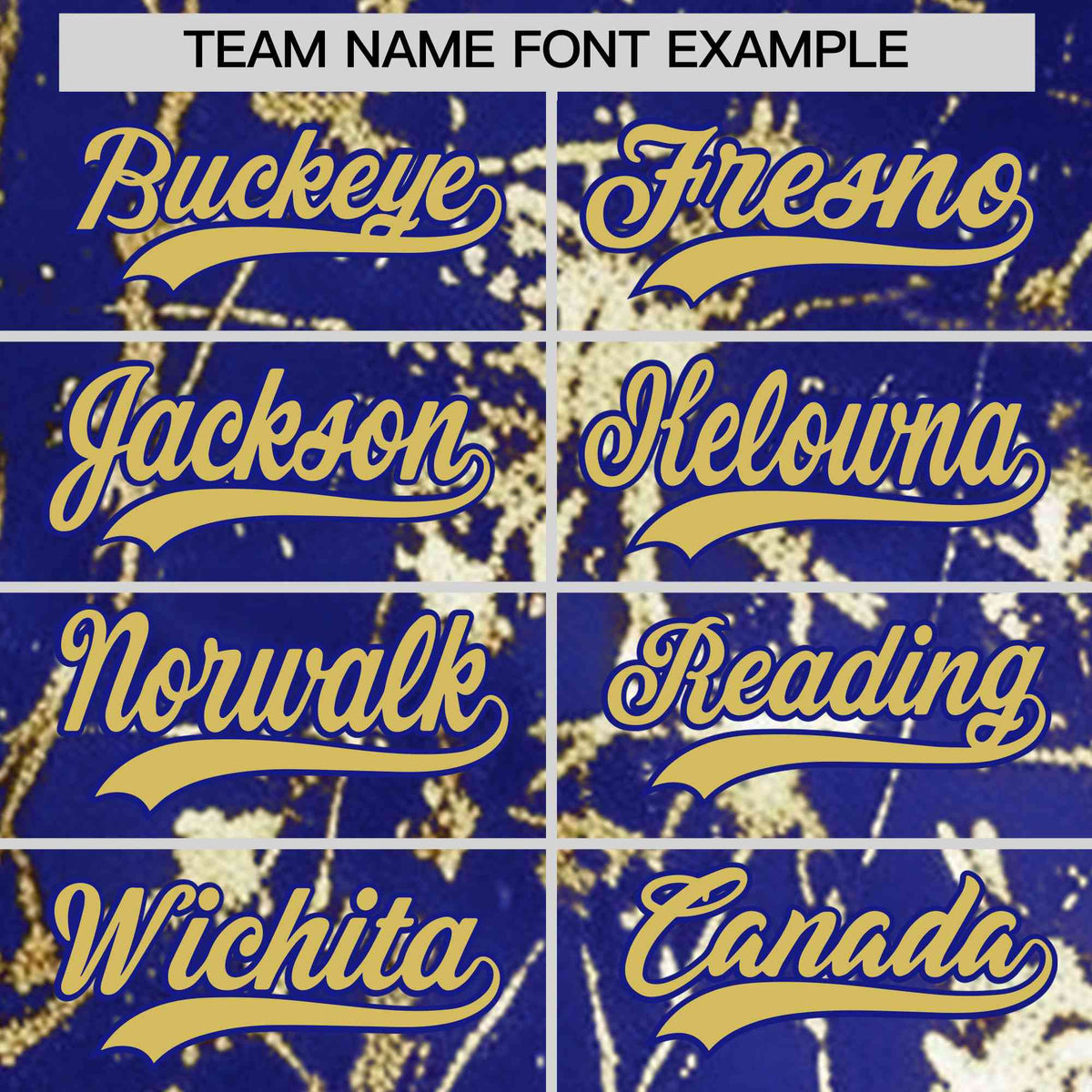Custom Royal Old Gold Black&Shiny Gold Cracked Foil Hip Hop Button Down Baseball Jersey
