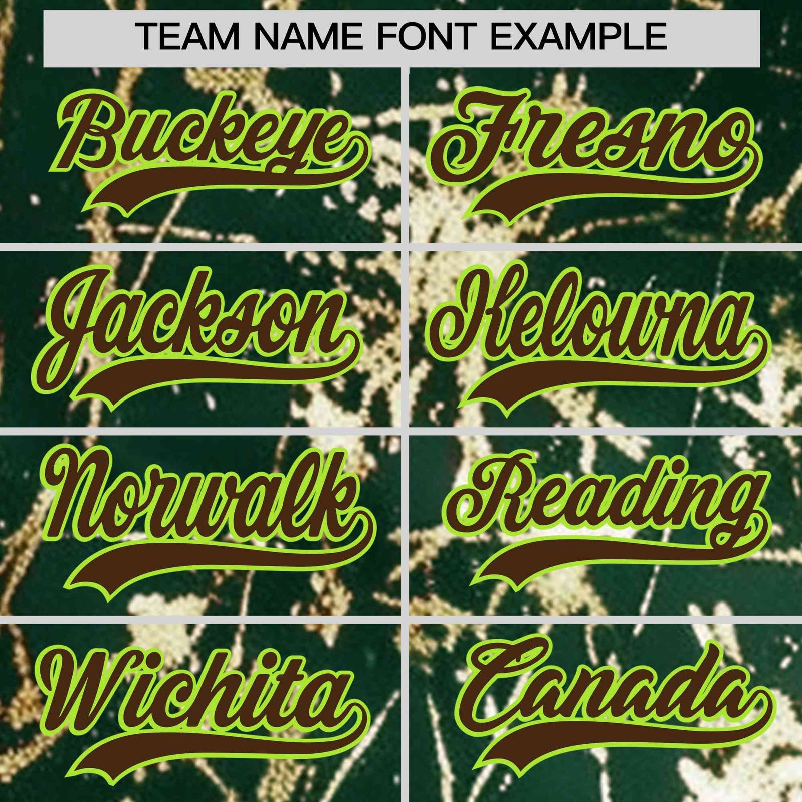 Custom Green Brown Metallic Gold Splatter Breathable&Wrinkle-Resistant Baseball Jersey