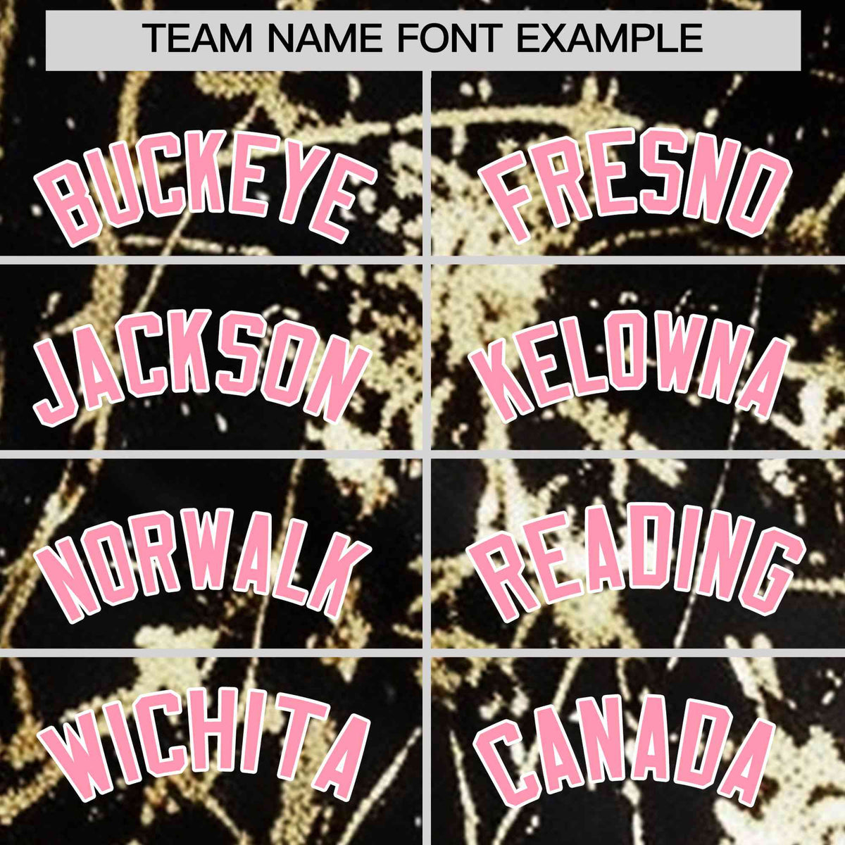 Custom Black Light Pink Metallic Gold Splatter Urban Streetwear Baseball Jersey