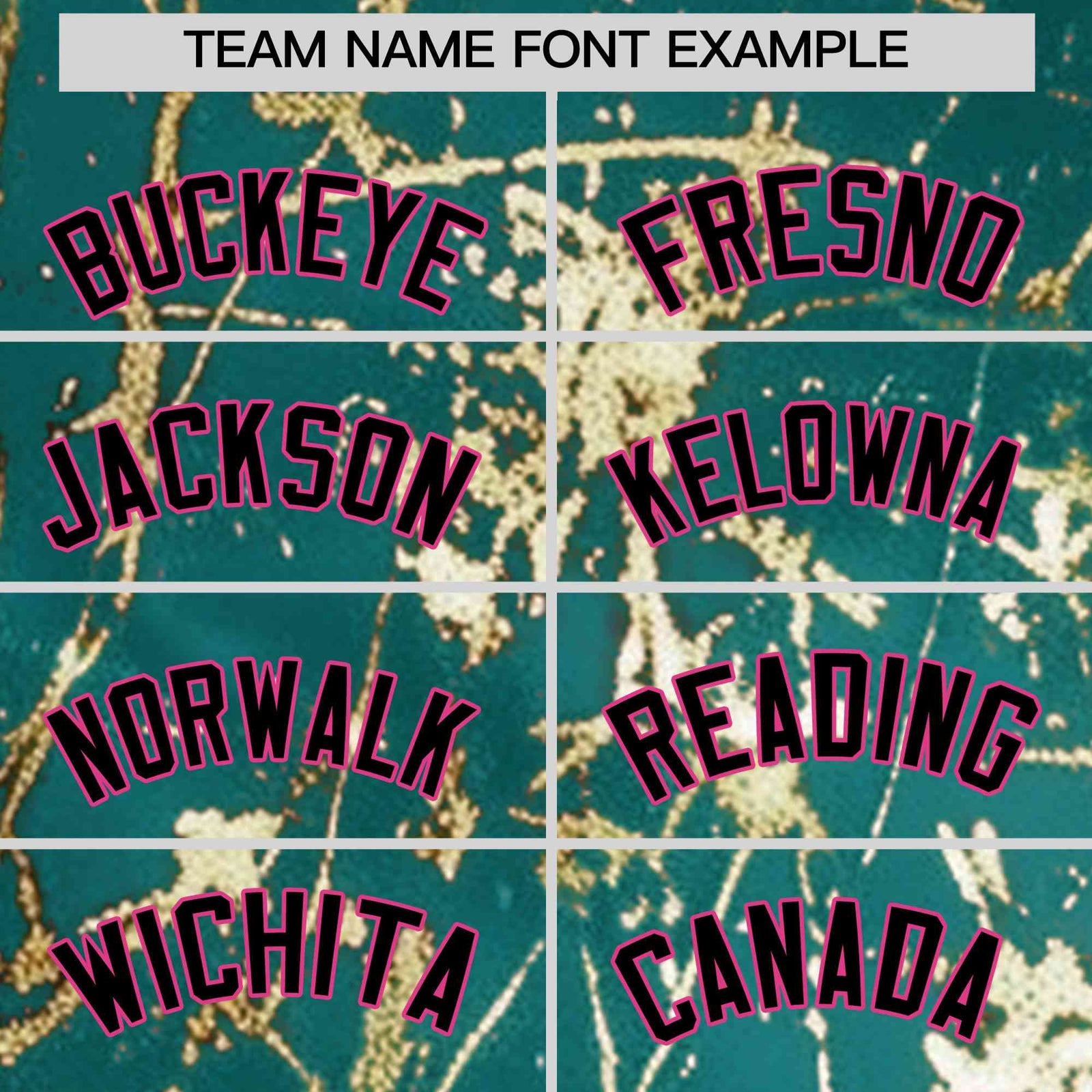 Custom Teal Black Metallic Gold Splatter Breathable&Wrinkle-Resistant Baseball Jersey