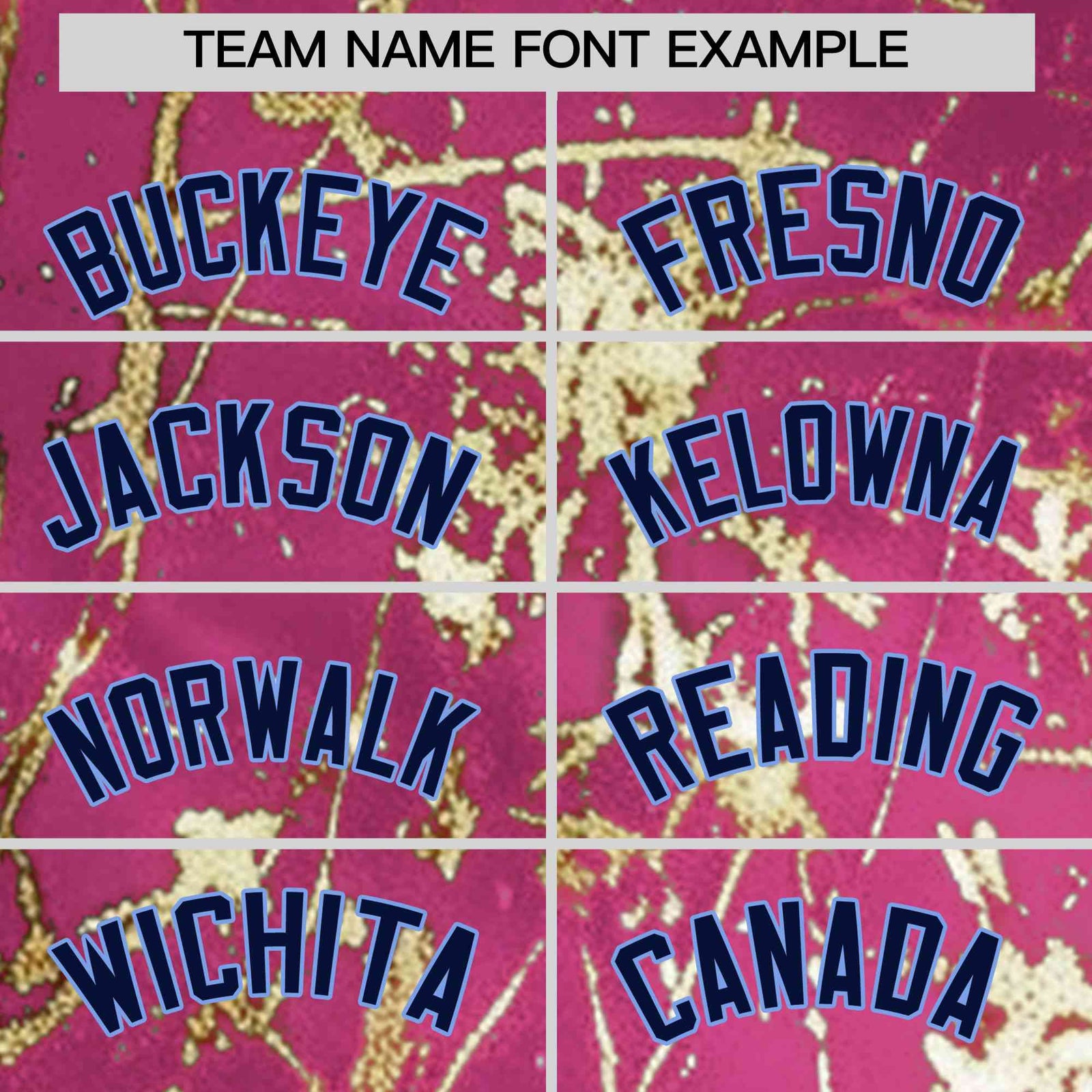Custom Pink Navy Metallic Gold Splatter Breathable&Wrinkle-Resistant Baseball Jersey