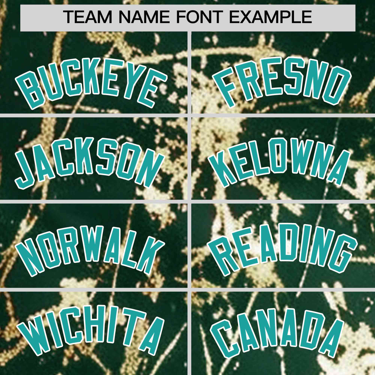 Custom Green Aqua Metallic Gold Splatter Urban Streetwear Baseball Jersey