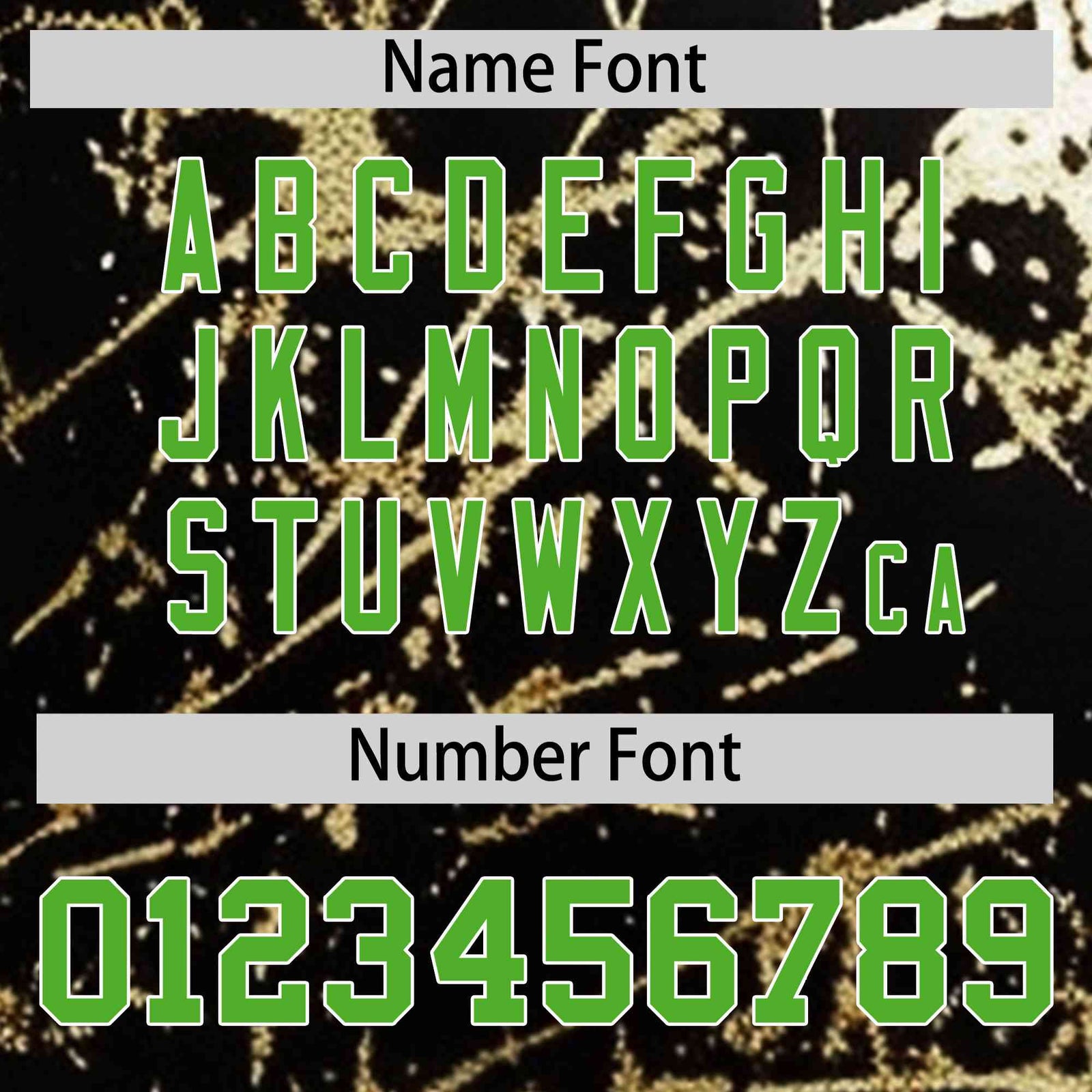 Custom Black Light Green Metallic Gold Splatter Breathable&Wrinkle-Resistant Baseball Jersey| KXKSHOP