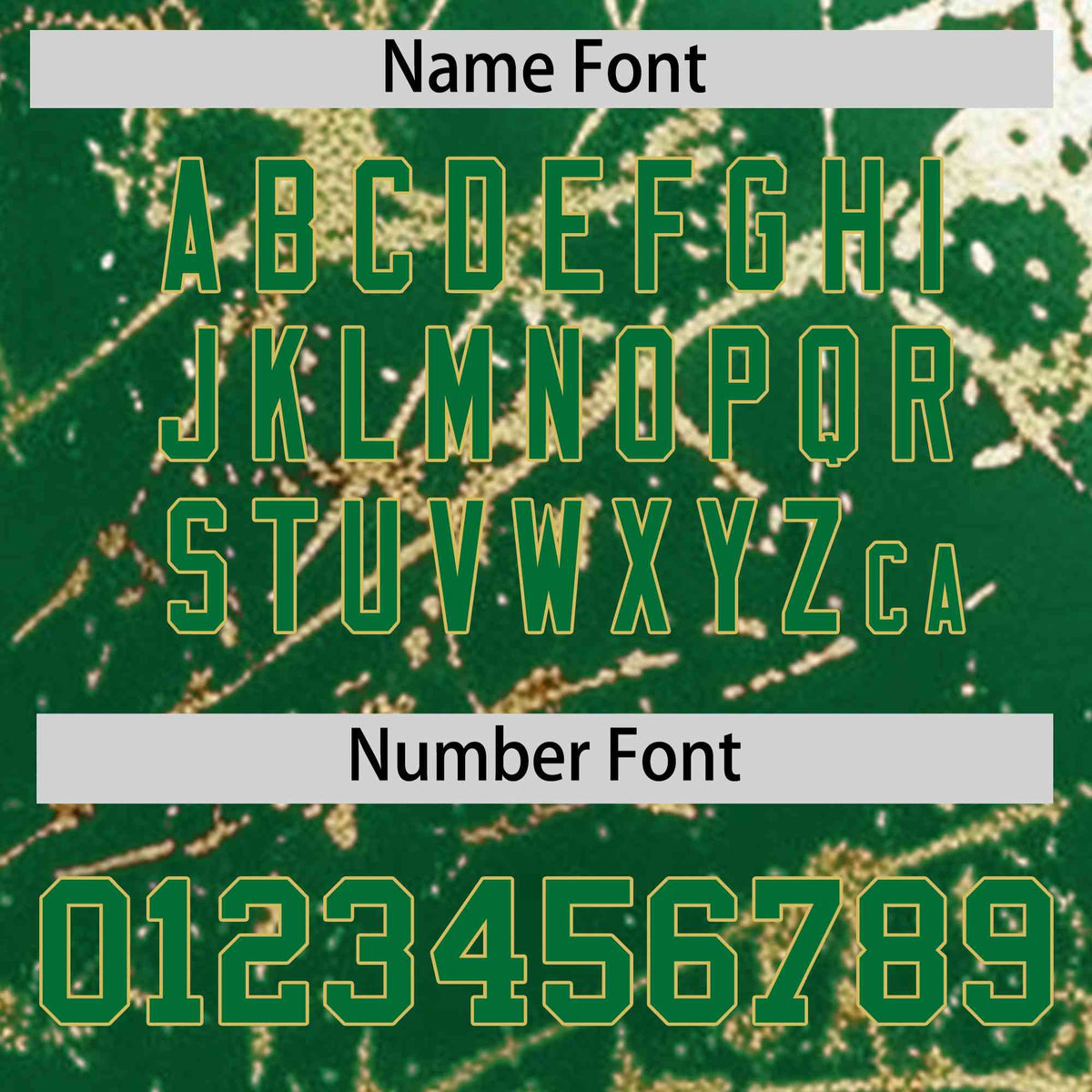 Custom Kelly Green Old Gold Shiny Gold Cracked Texture Baseball Jersey| KXKSHOP