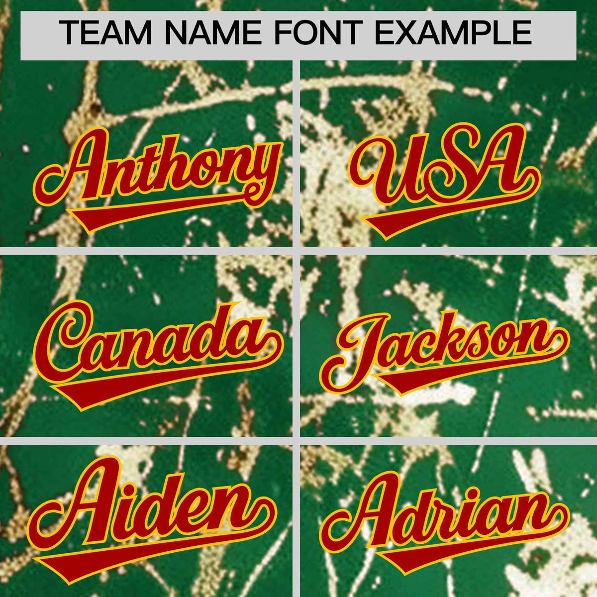 Custom Kelly Green Red Metallic Gold Splatter Breathable&Wrinkle-Resistant Baseball Jersey| KXKSHOP