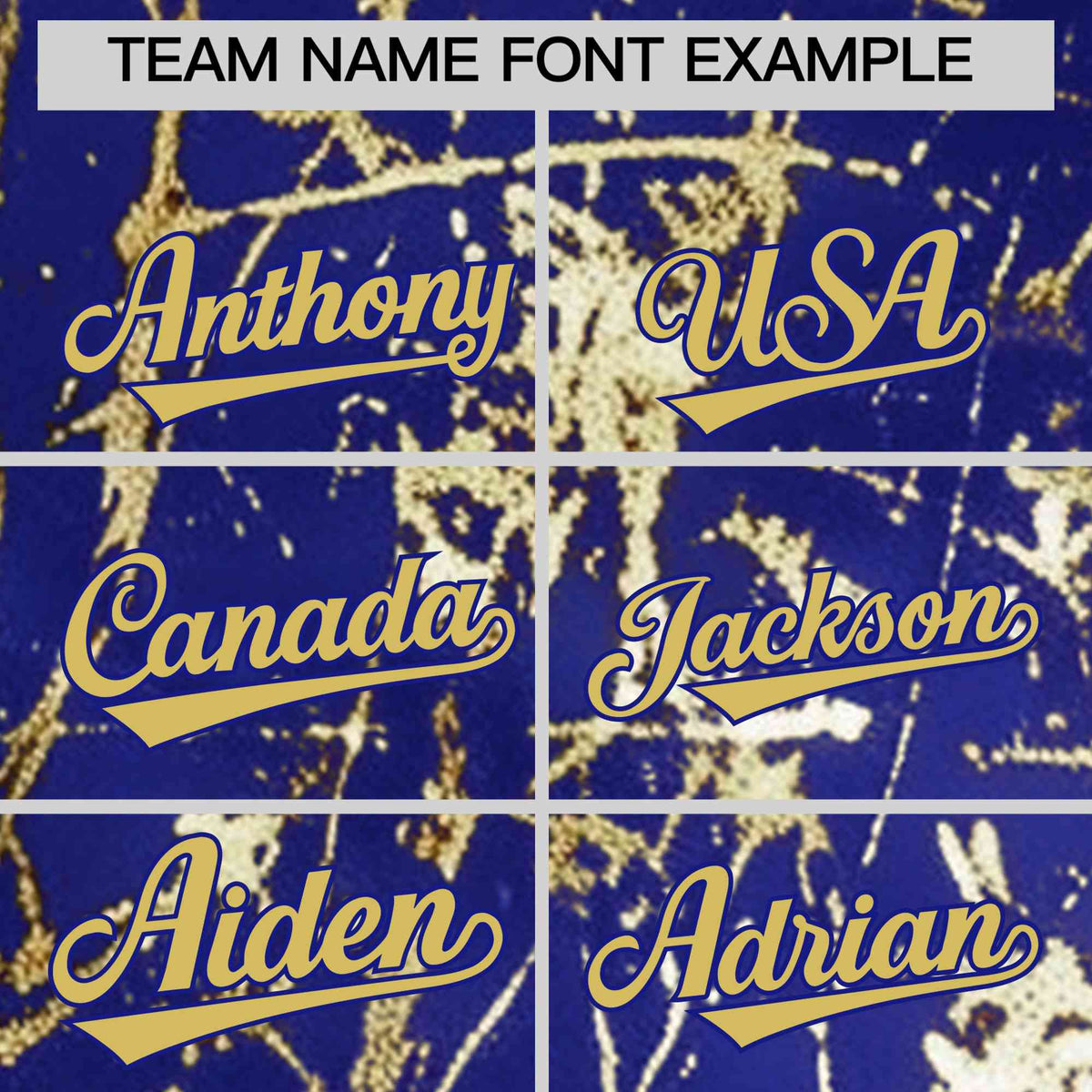 Custom Royal Old Gold Black&Shiny Gold Cracked Foil Hip Hop Button Down Baseball Jersey| KXKSHOP