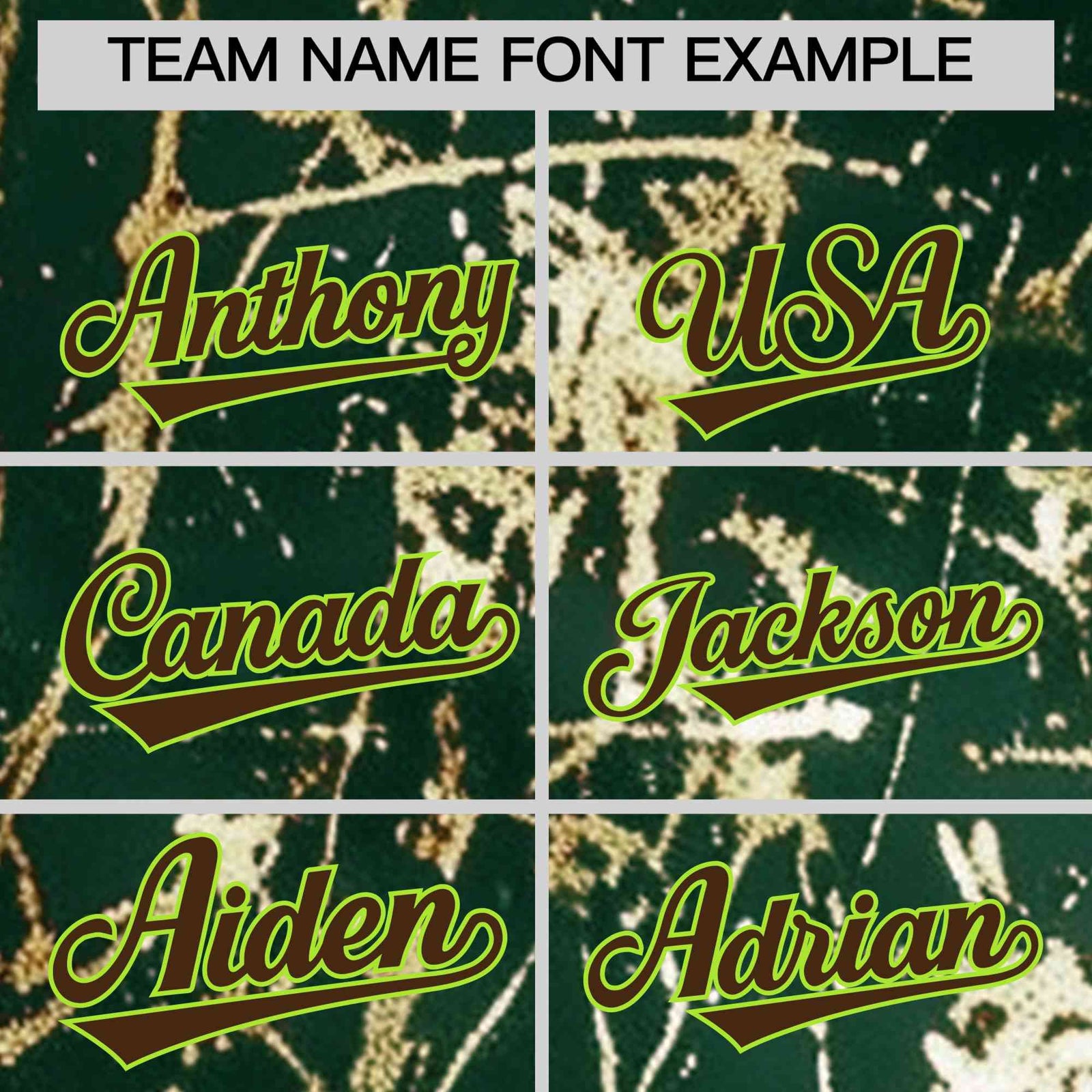 Custom Green Brown Metallic Gold Splatter Breathable&Wrinkle-Resistant Baseball Jersey| KXKSHOP