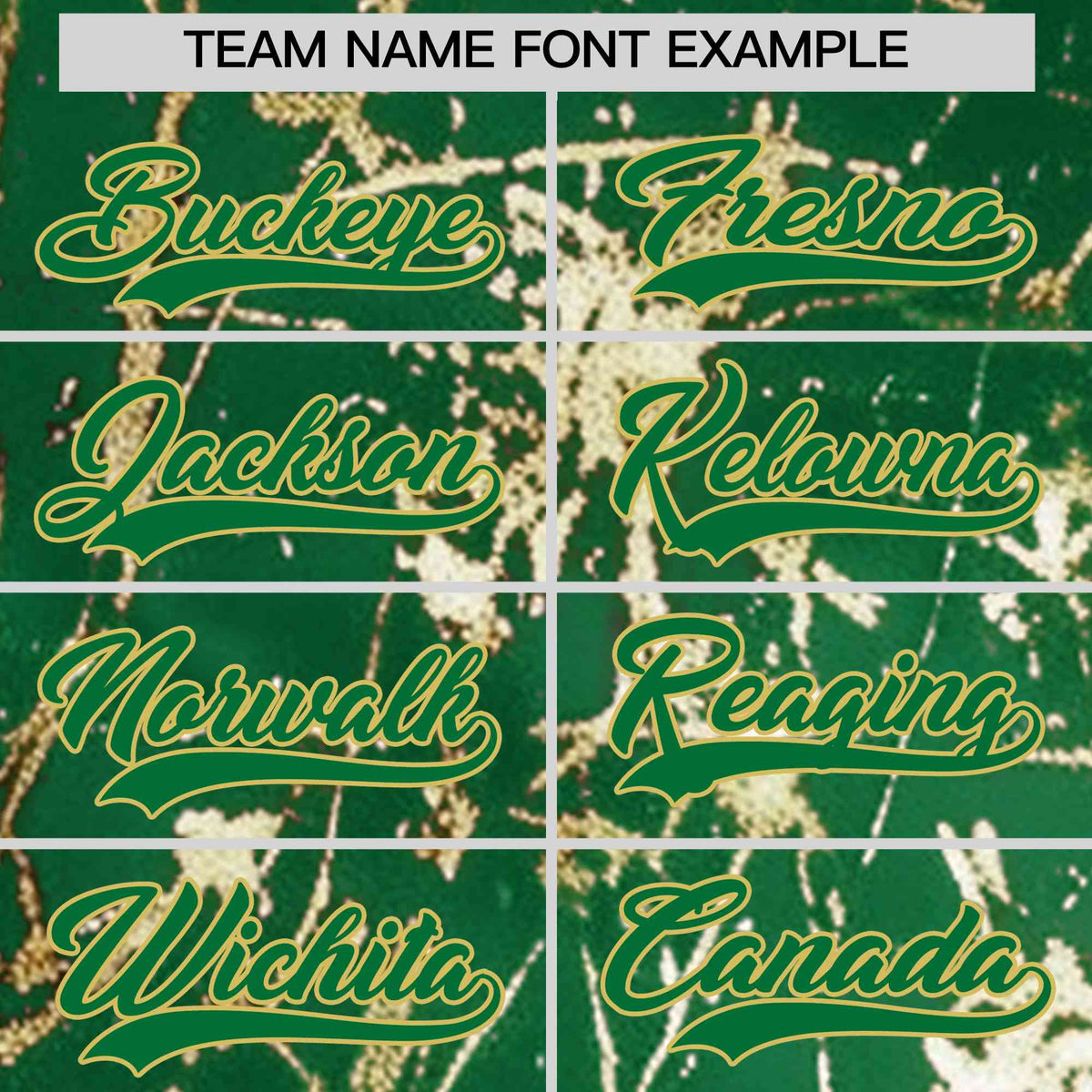 Custom Kelly Green Old Gold Shiny Gold Cracked Texture Baseball Jersey