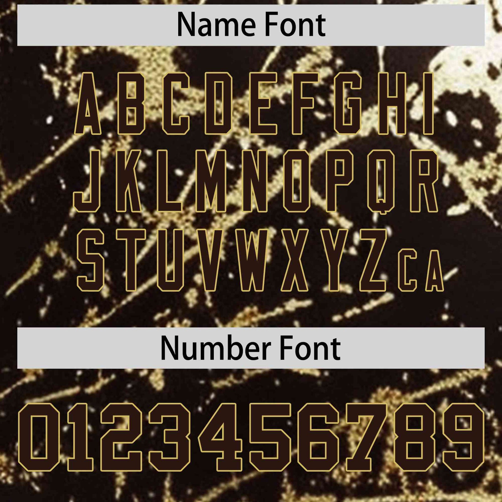 Custom Brown Old Gold Shiny Gold Cracked Texture Baseball Jersey