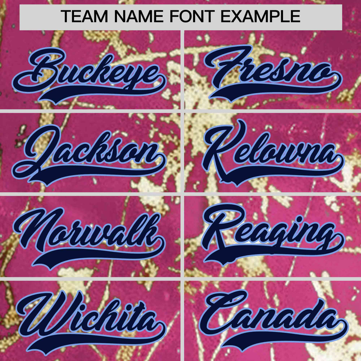 Custom Pink Navy Metallic Gold Splatter Breathable&Wrinkle-Resistant Baseball Jersey