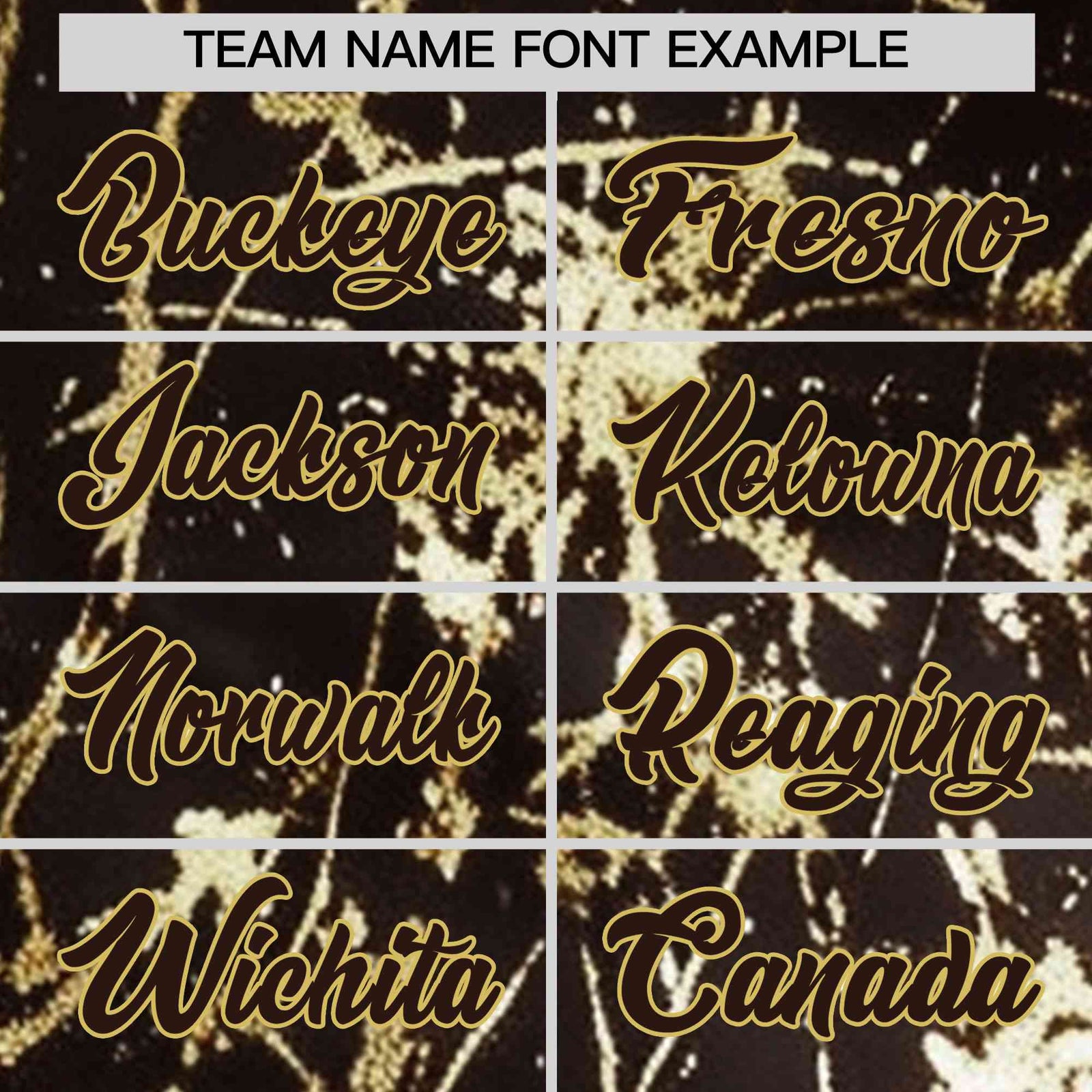 Custom Brown Old Gold Shiny Gold Cracked Texture Baseball Jersey