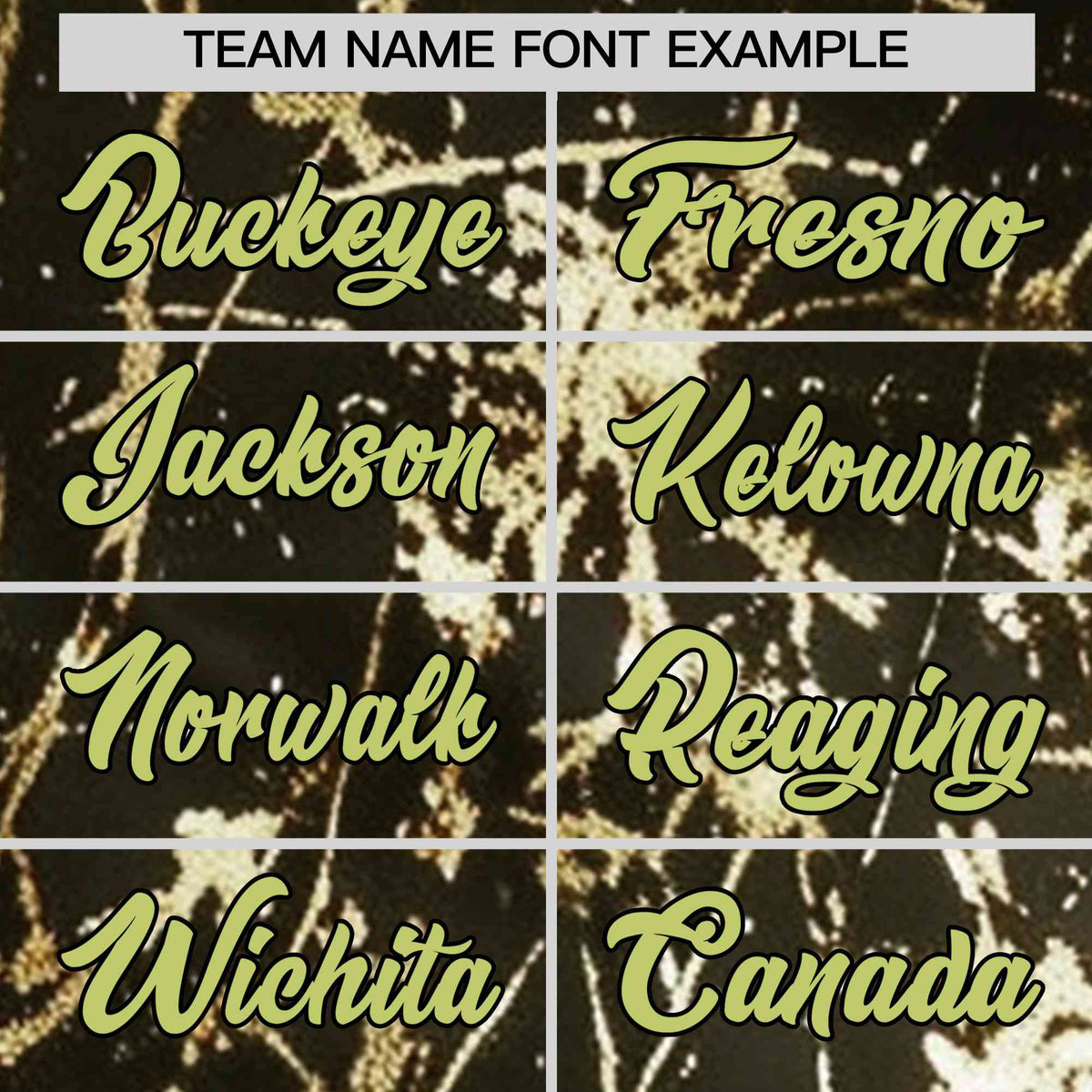 Custom Olive Champagne Black&Gold Marble Print Clubwear Party Streetwear Baseball Jersey