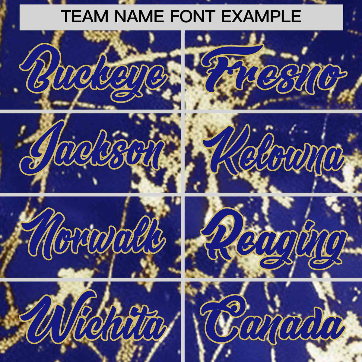 Custom Royal Old Gold Shiny Gold Cracked Texture Baseball Jersey