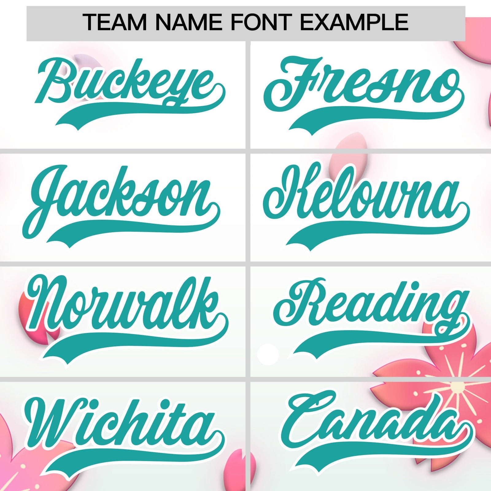 Custom Hooded Baseball Jersey | Pink Aqua Cherry Blossom Personalized Name & Number Sport Jersey