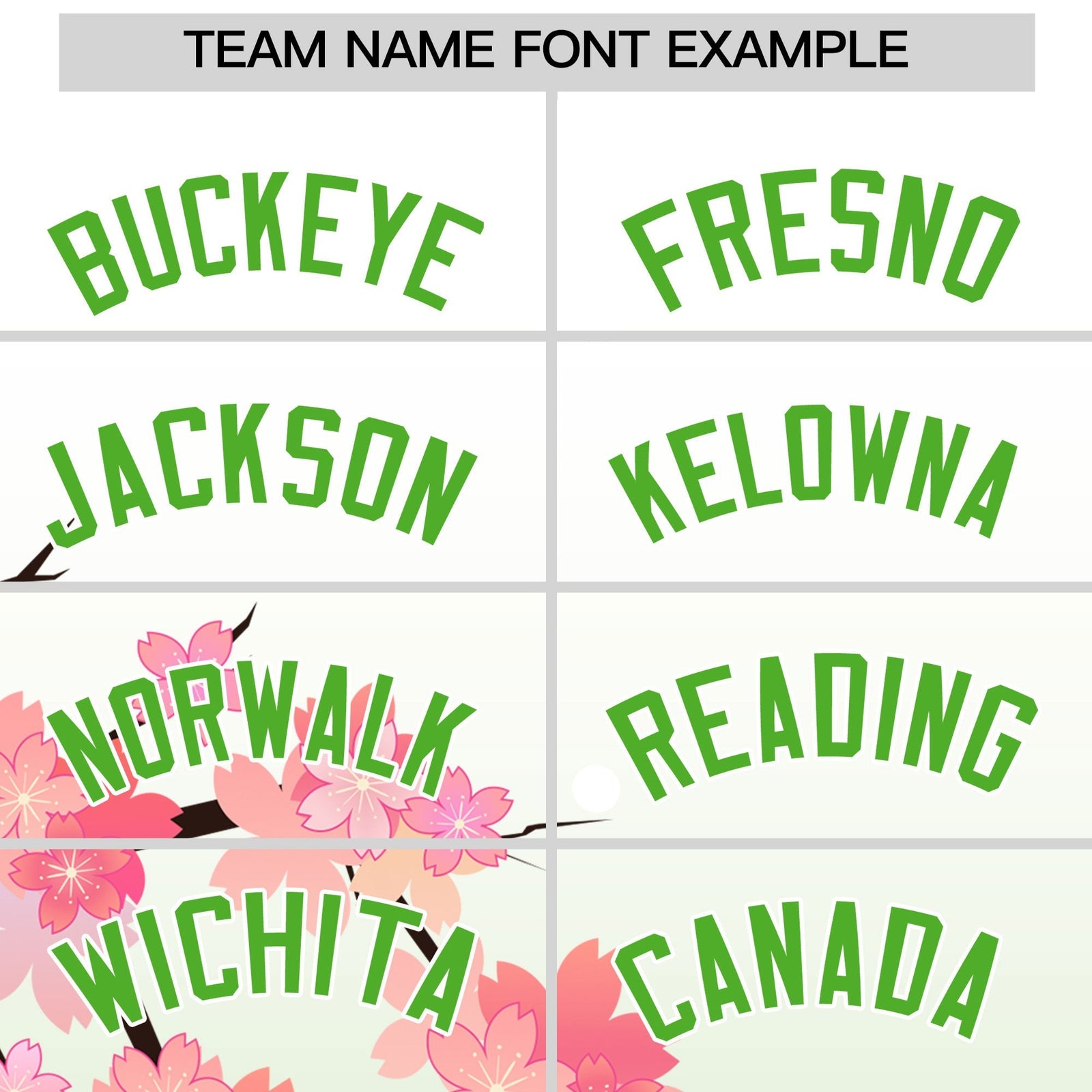 Custom Hooded Baseball Jersey | Pink Light Green Cherry Blossom Moisture-Wicking Jersey for Men & Women